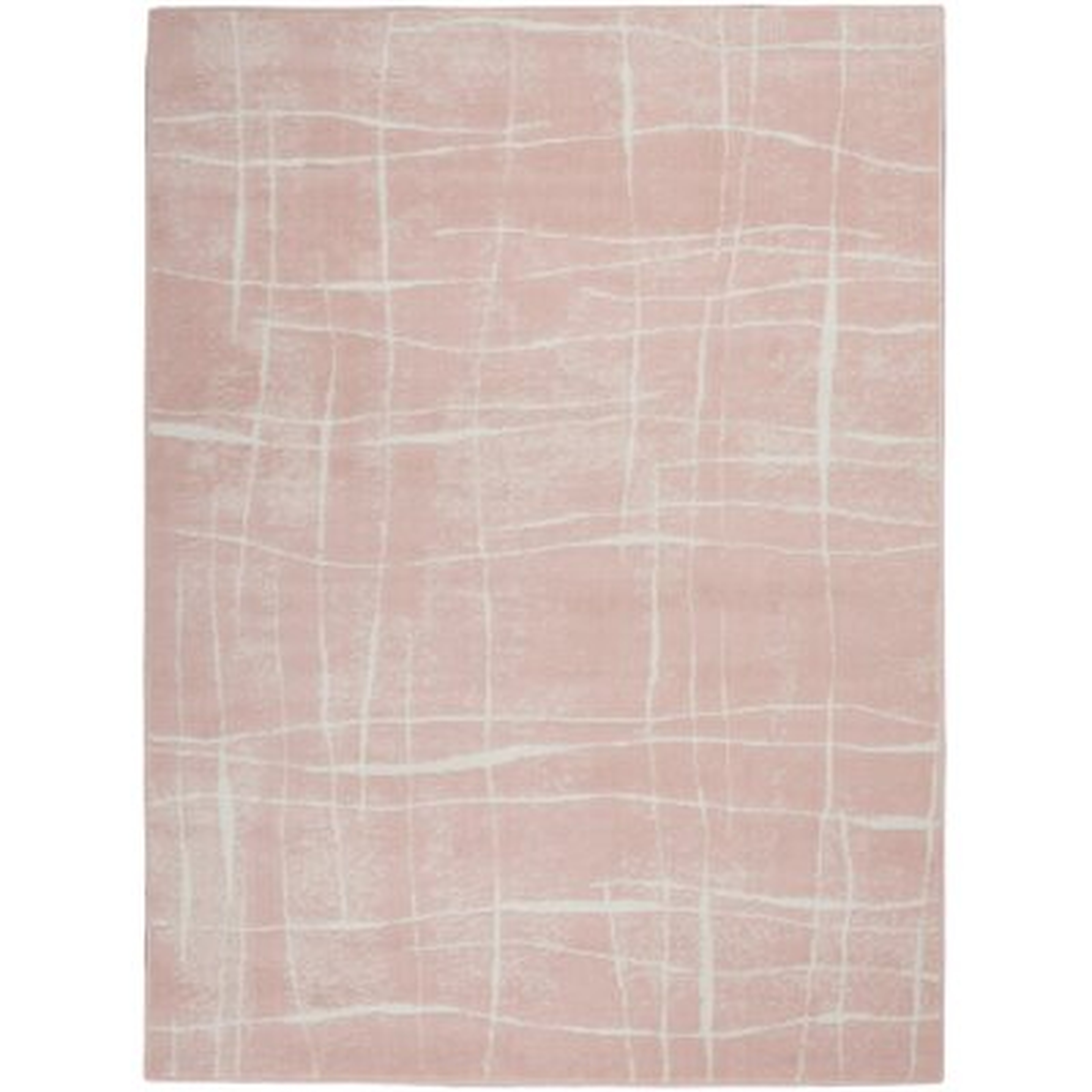 Cohassey Pink/White Area Rug - Wayfair