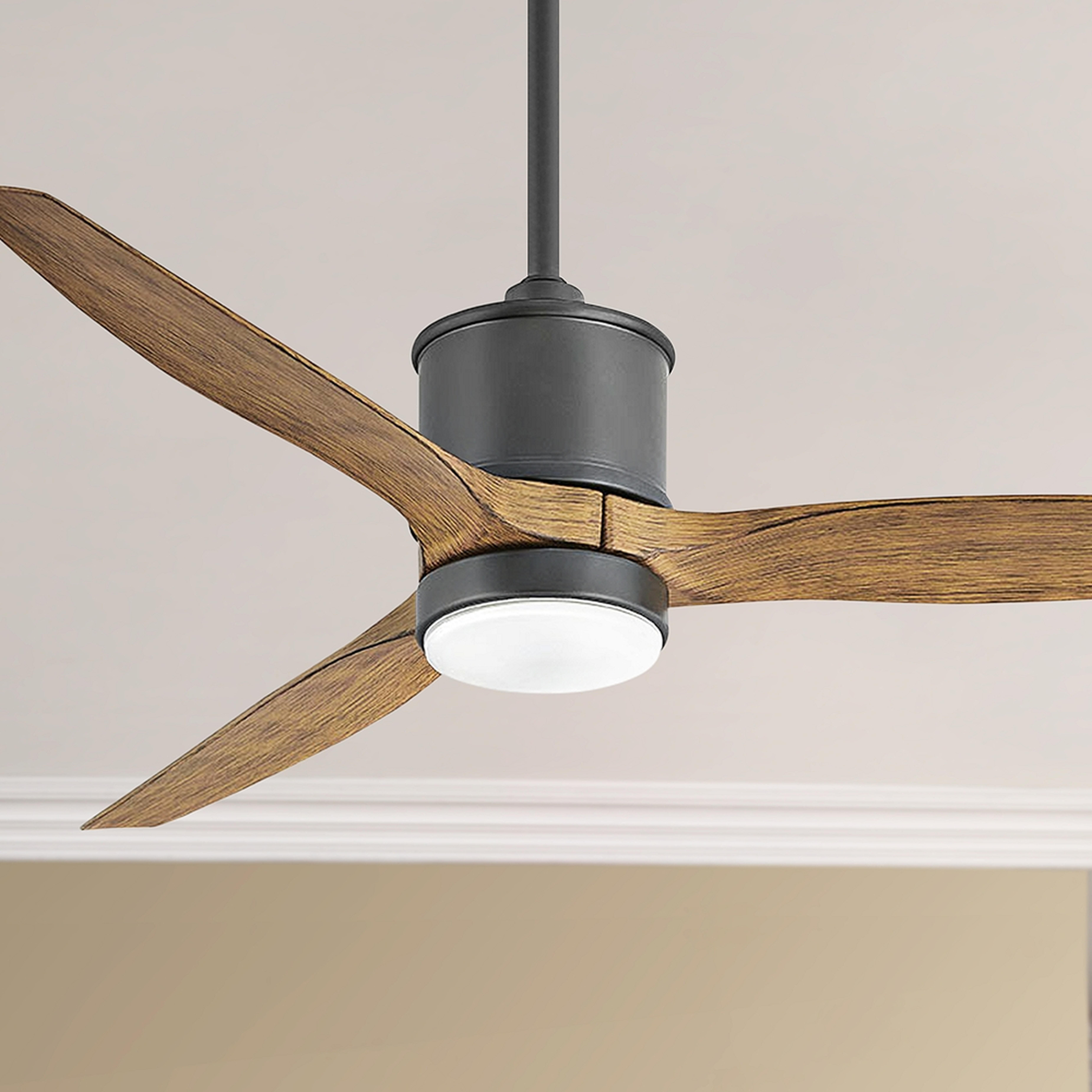 52" Hinkley Hover Matte Black Wet LED Ceiling Fan - Style # 84J76 - Lamps Plus