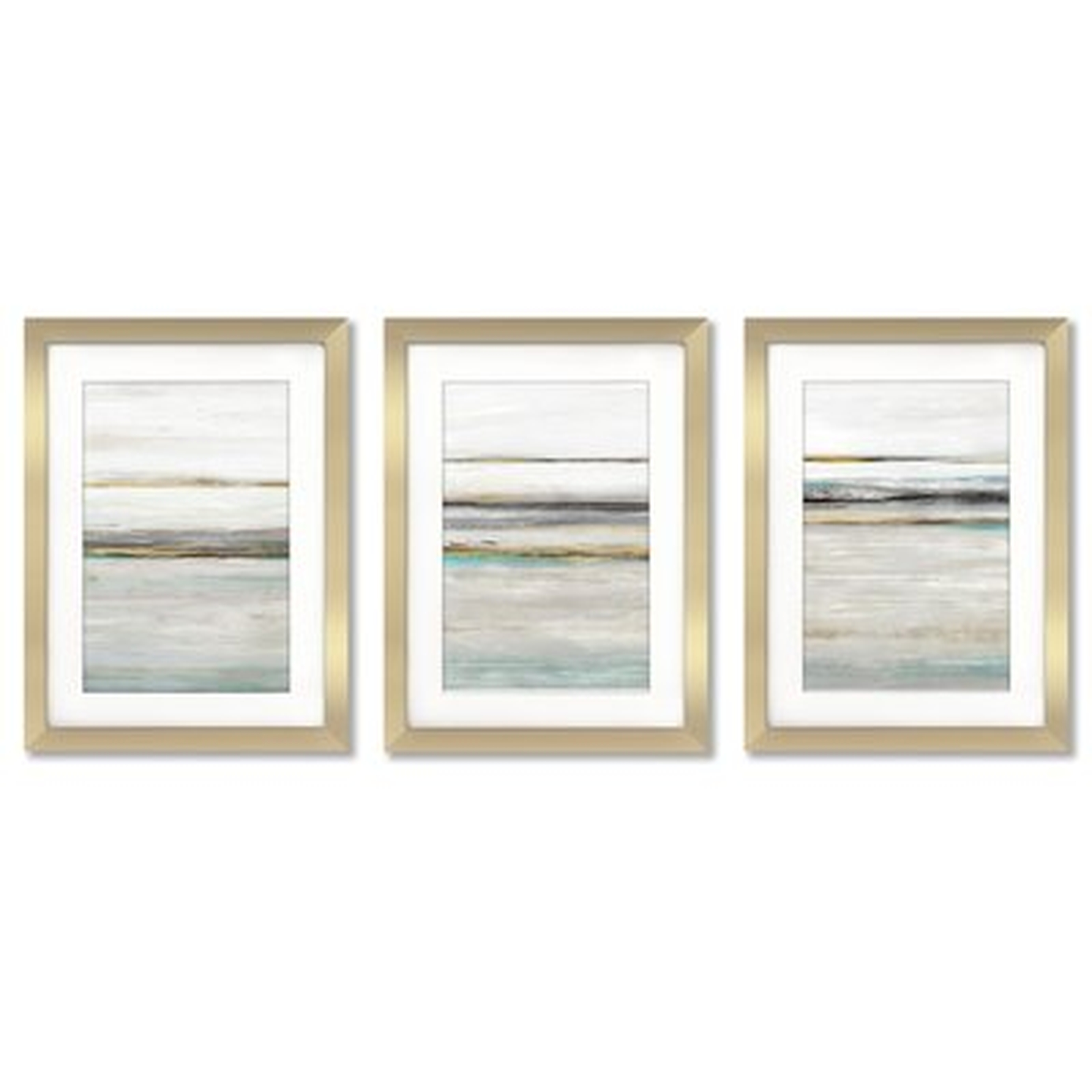Americanflat - Quiet Evening By PI Creative Art - 3 Piece Gallery Framed Print With Mat Art Set - Wayfair