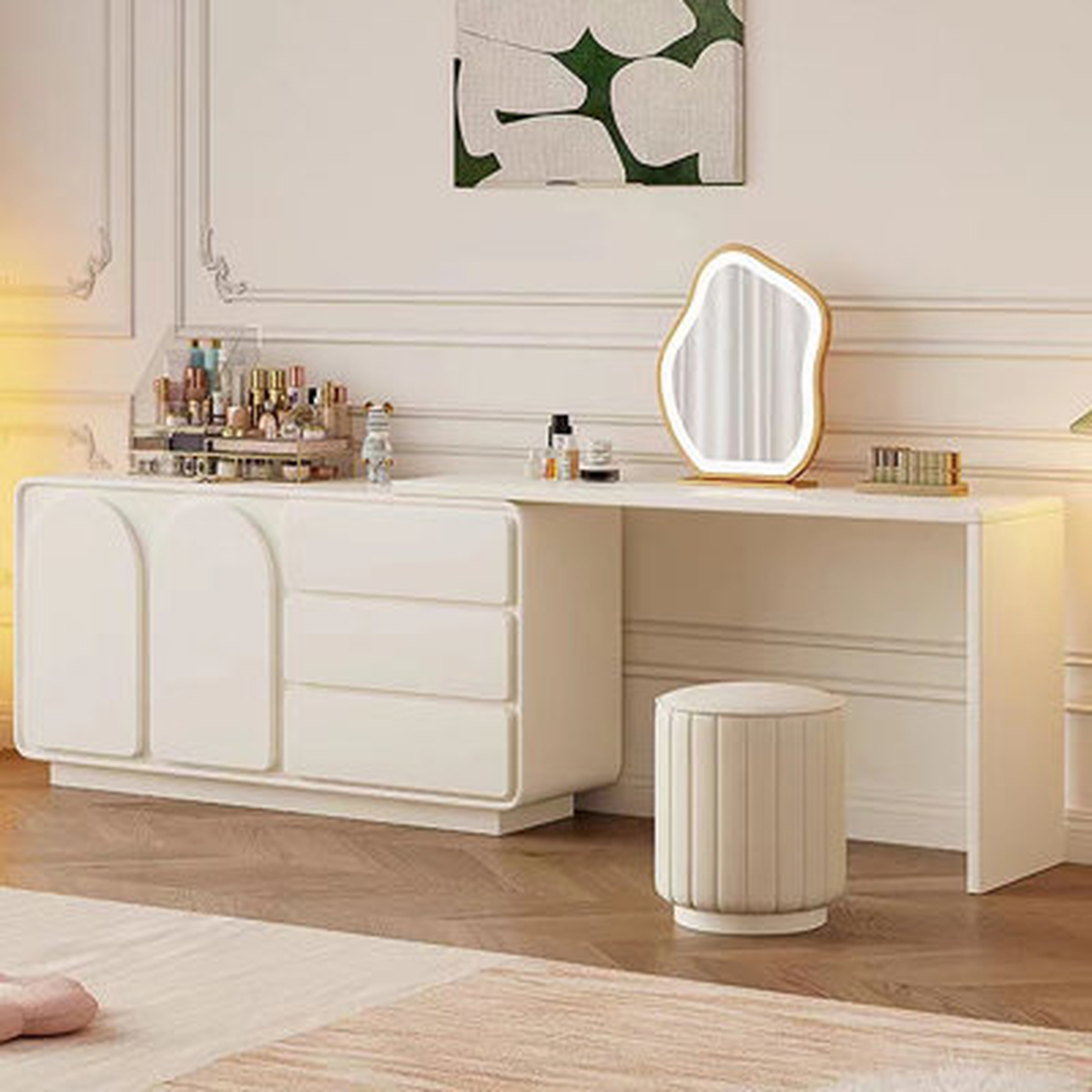 Earna 55.1'' W L-Shaped Computer Desk - Wayfair