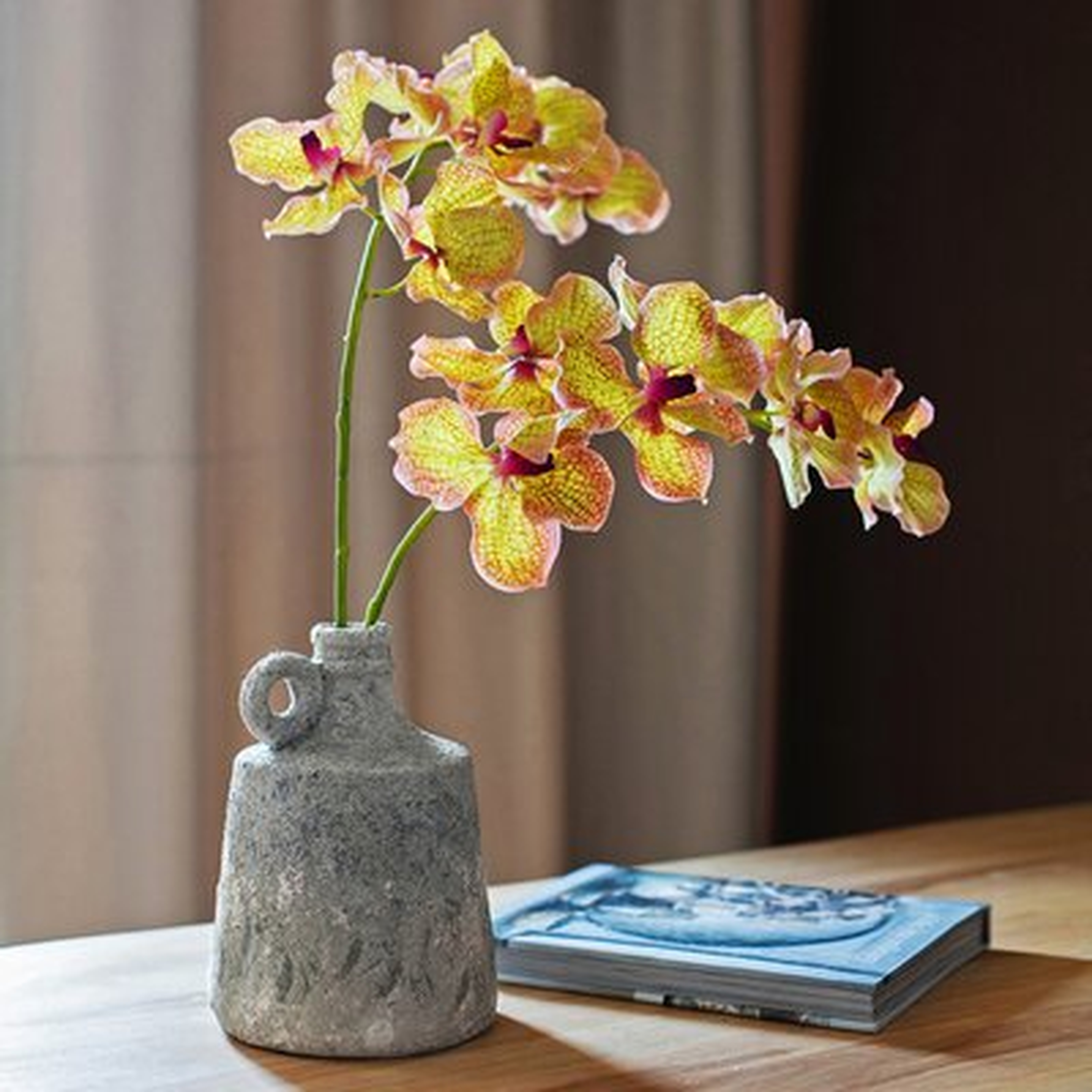 Galarza Gray 9.1" Terracotta Table Vase - Wayfair