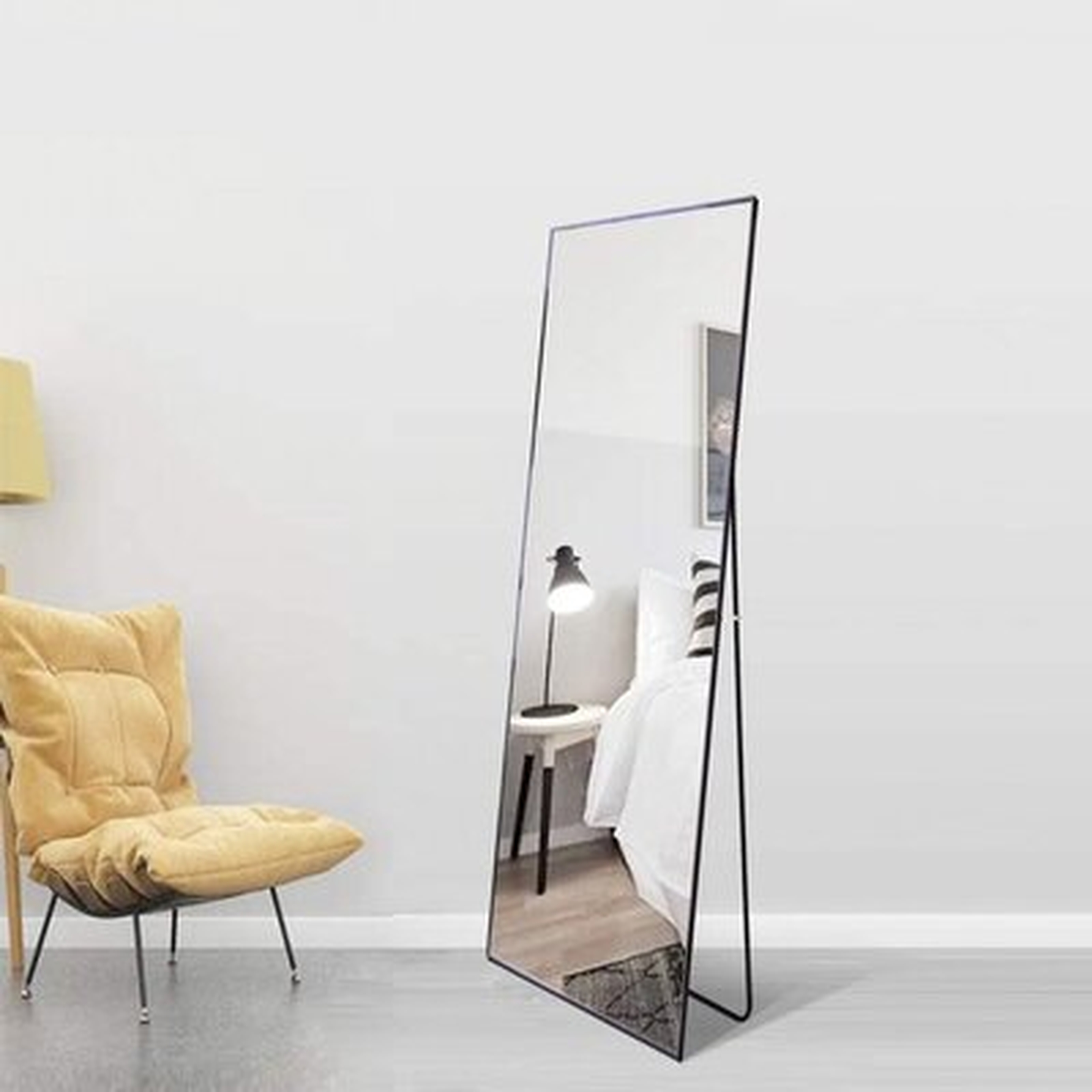 Modern Long Mirror, Floor Mirror, Hanging Or Tilting, Bedroom Mirror, Wall Mirror - Wayfair