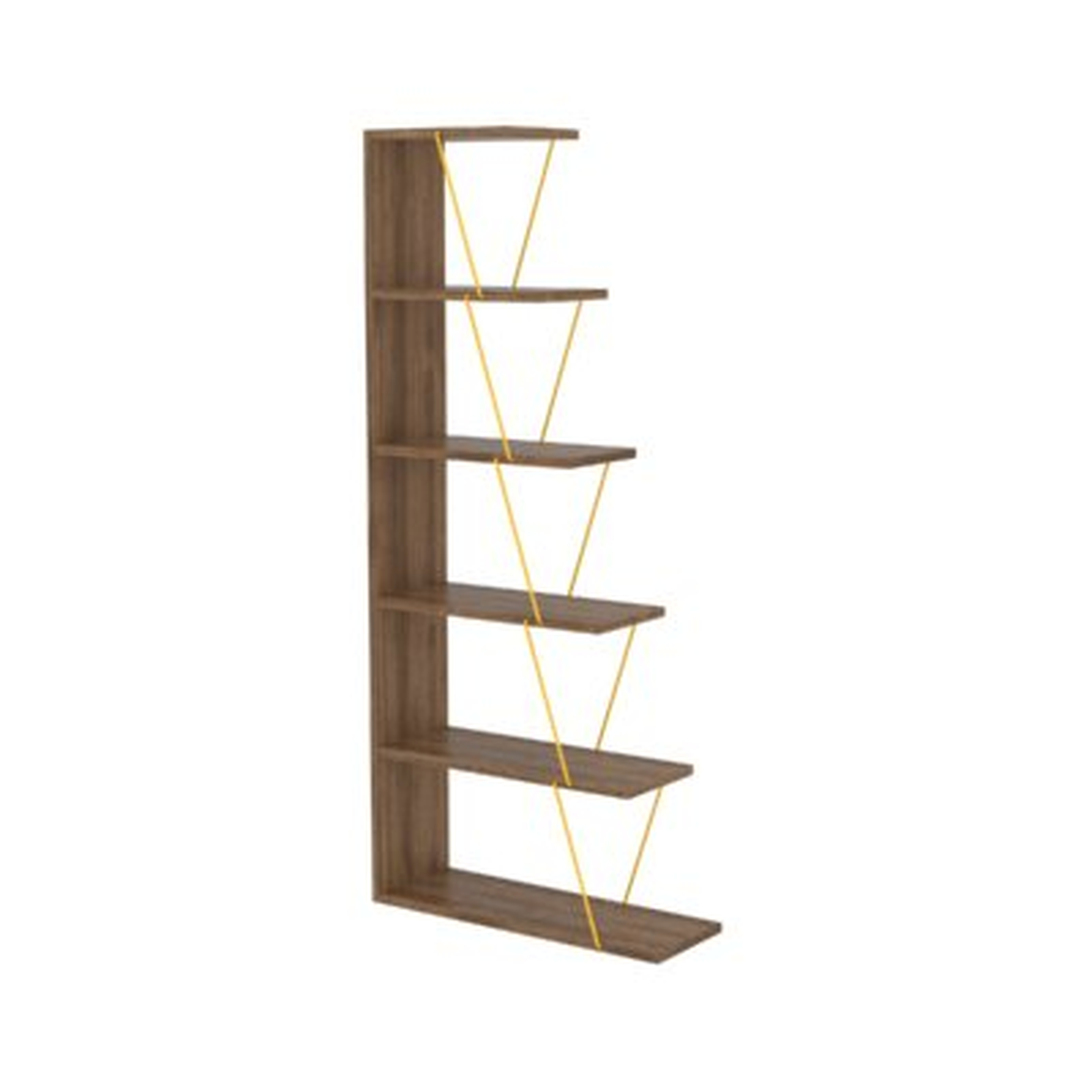 Saenz 57" H x 25.5" W Ladder Bookcase - Wayfair