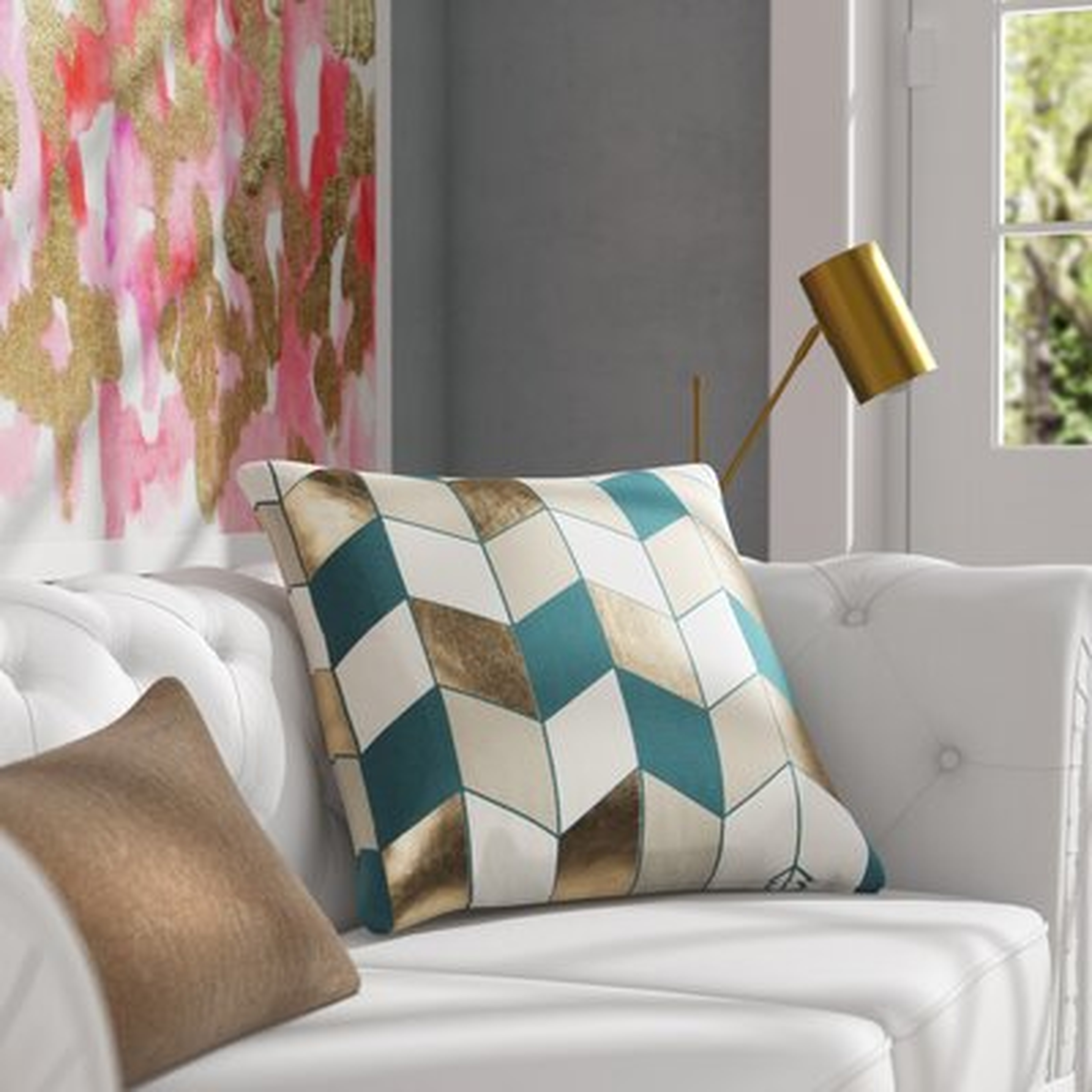 Mehaffey Square Cotton Pillow Cover and Insert - Wayfair