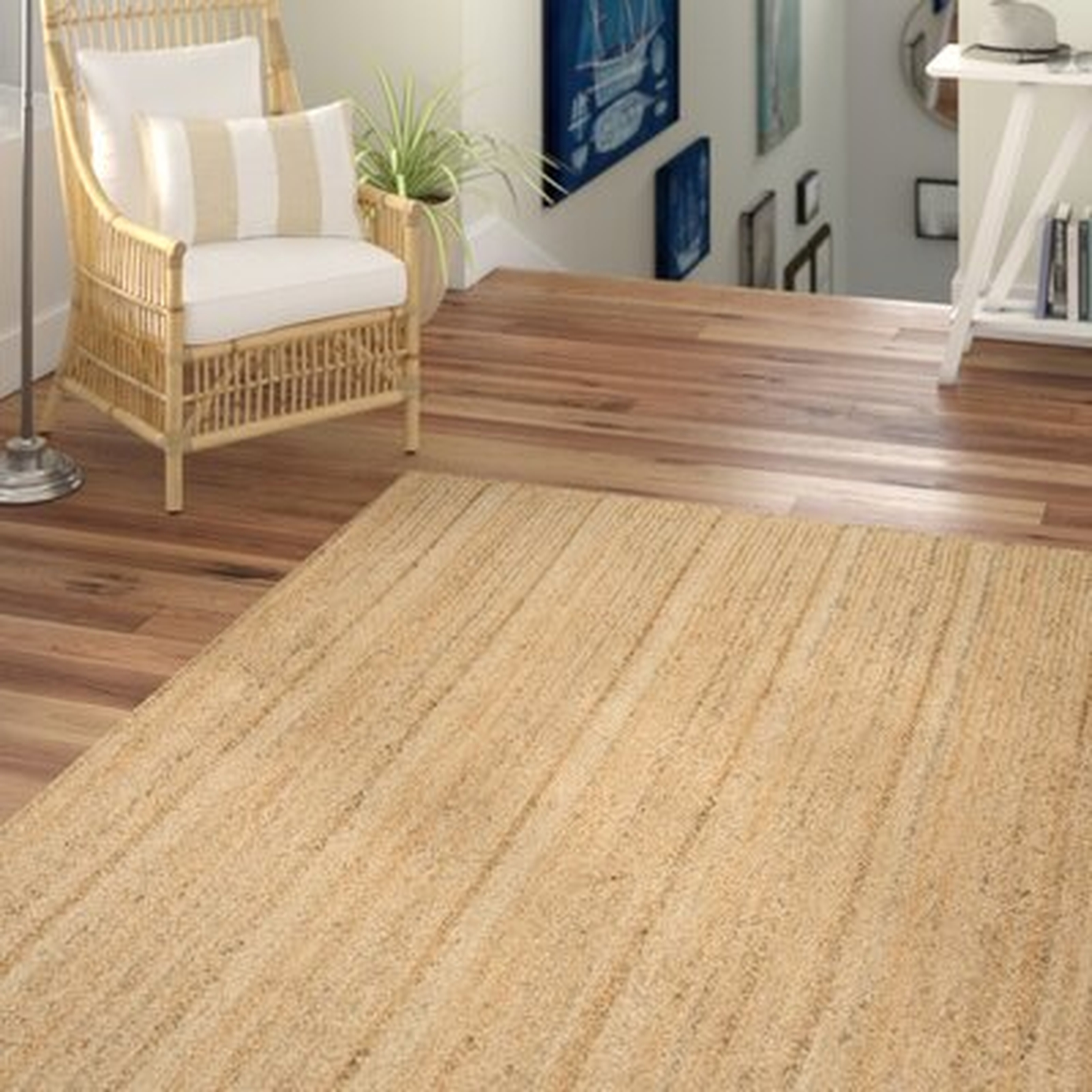 Hand Braided Jute/Sisal Natural Area Rug - Wayfair
