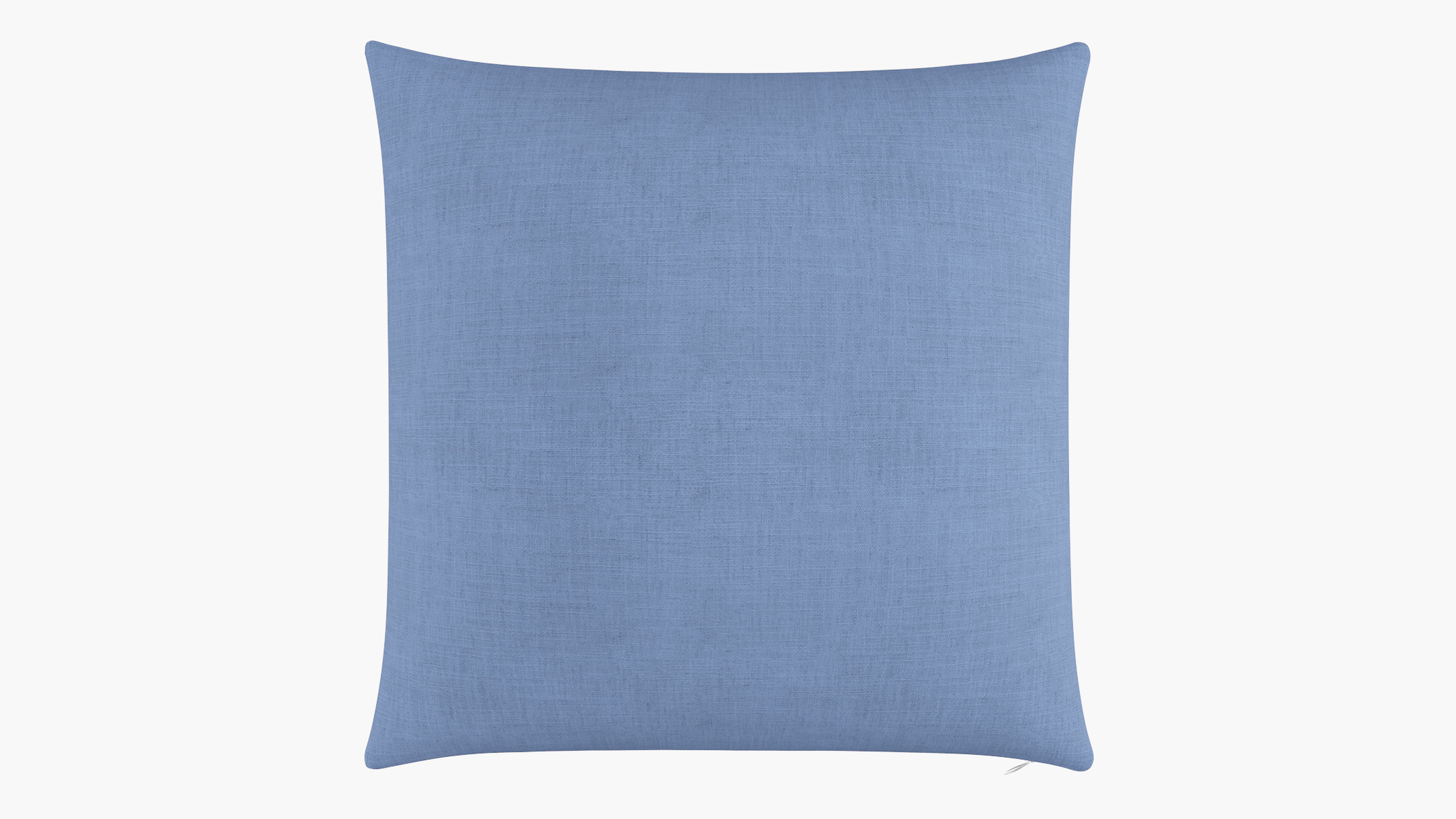Throw Pillow 26", French Blue Linen, 26" x 26" - The Inside