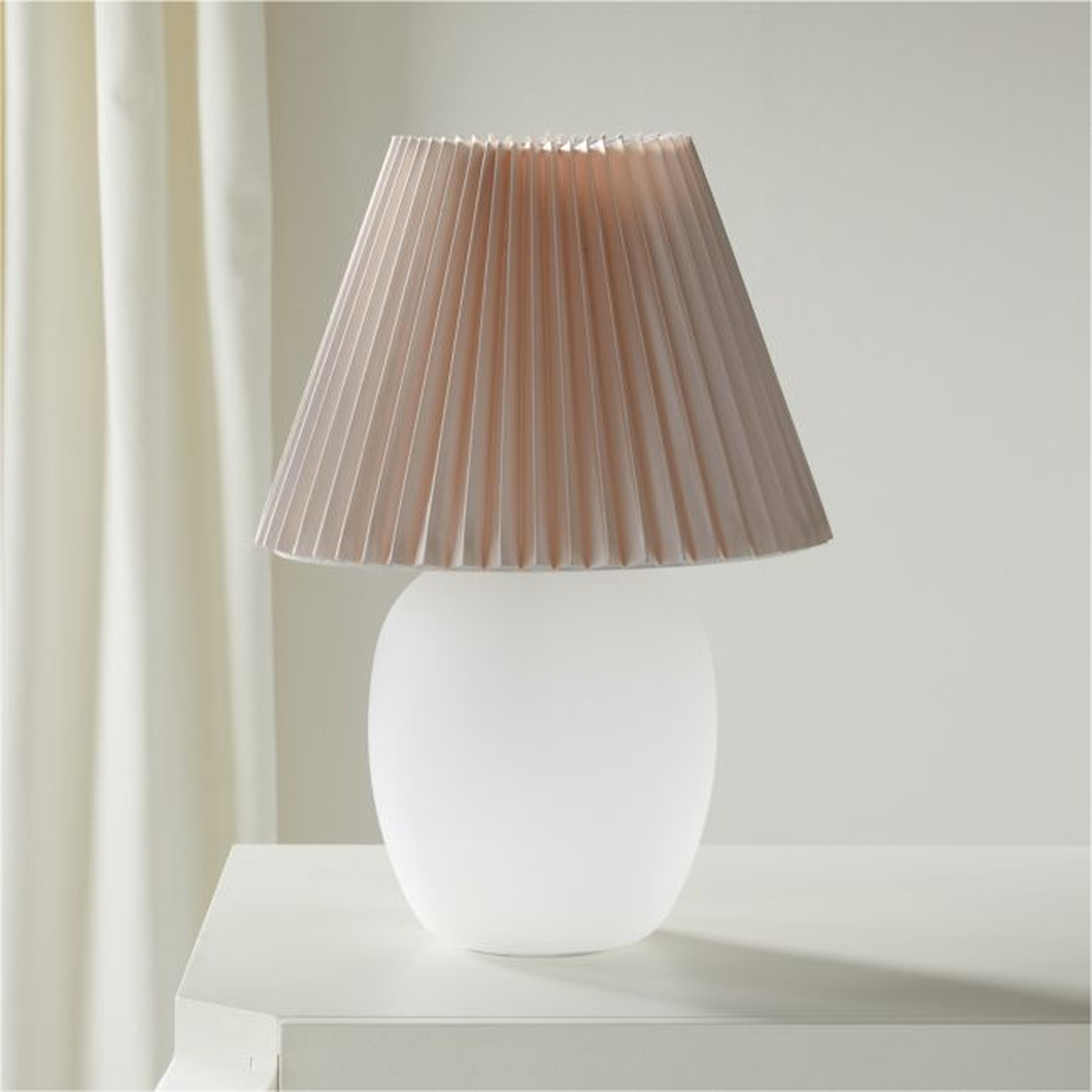 Allure Glass Table Lamp - CB2