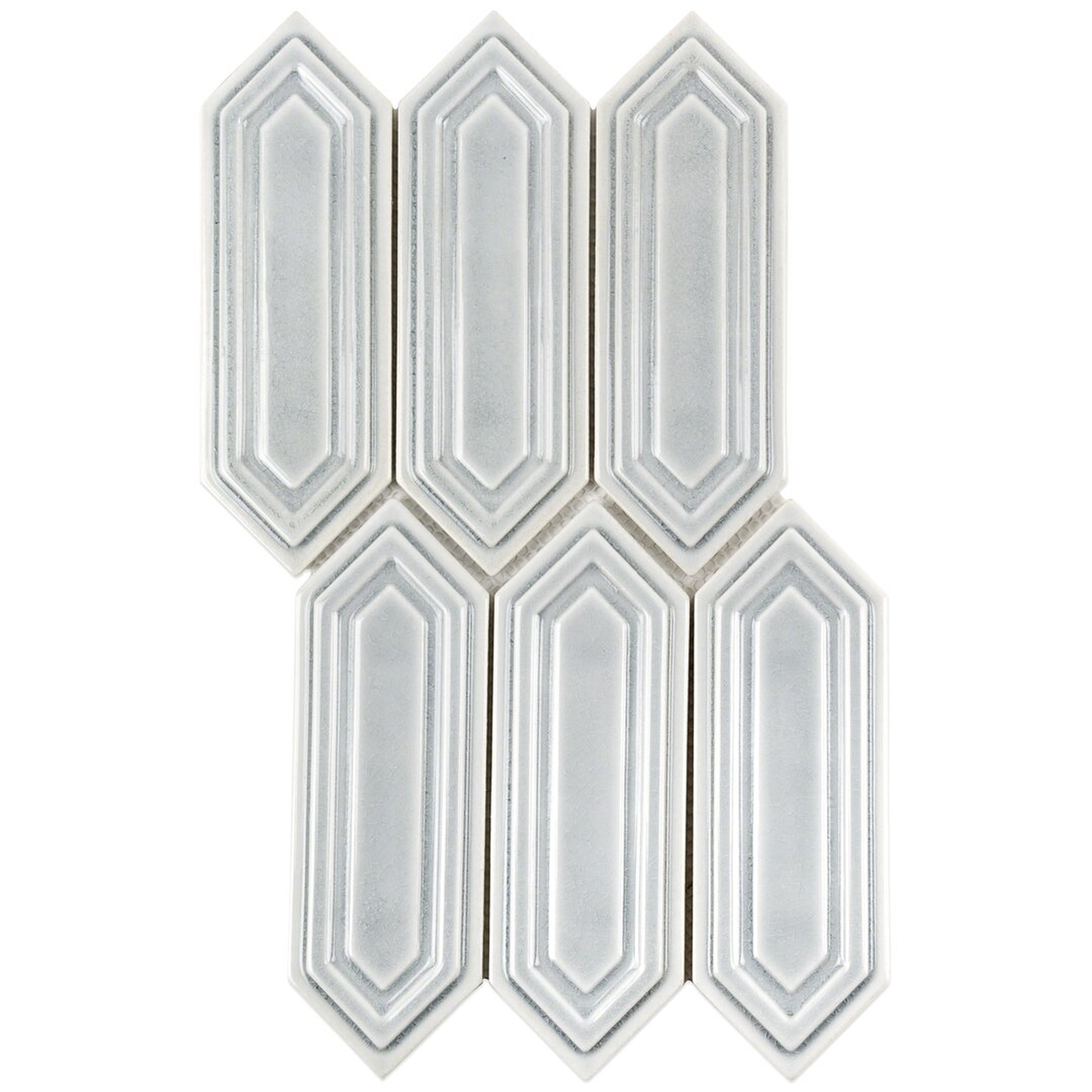 Bond Tile Delphi Hexagon 3"" x 9"" Straight Edge Ceramic Mosaic Sheet Tile - Perigold