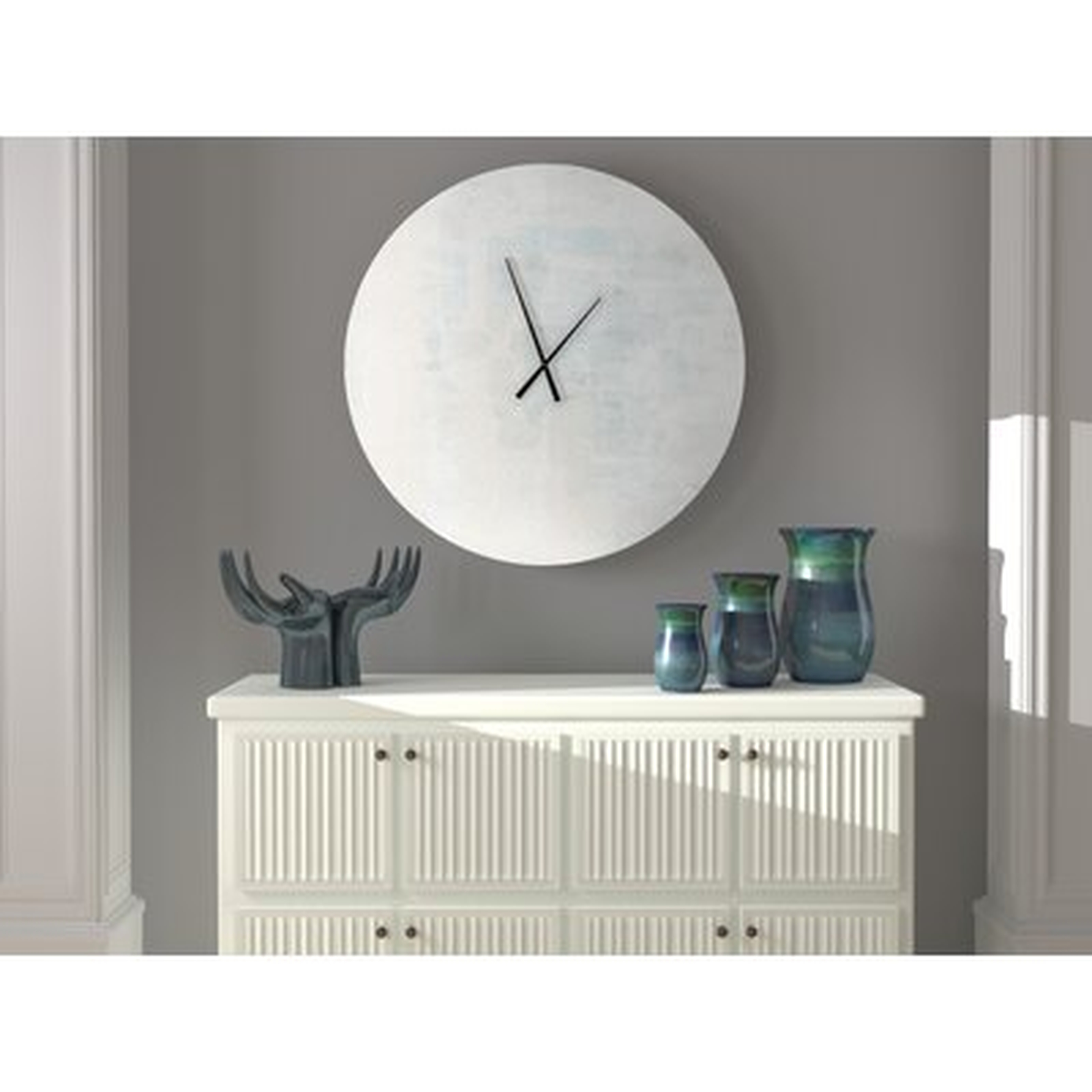 Norvell Wall Clock - Wayfair