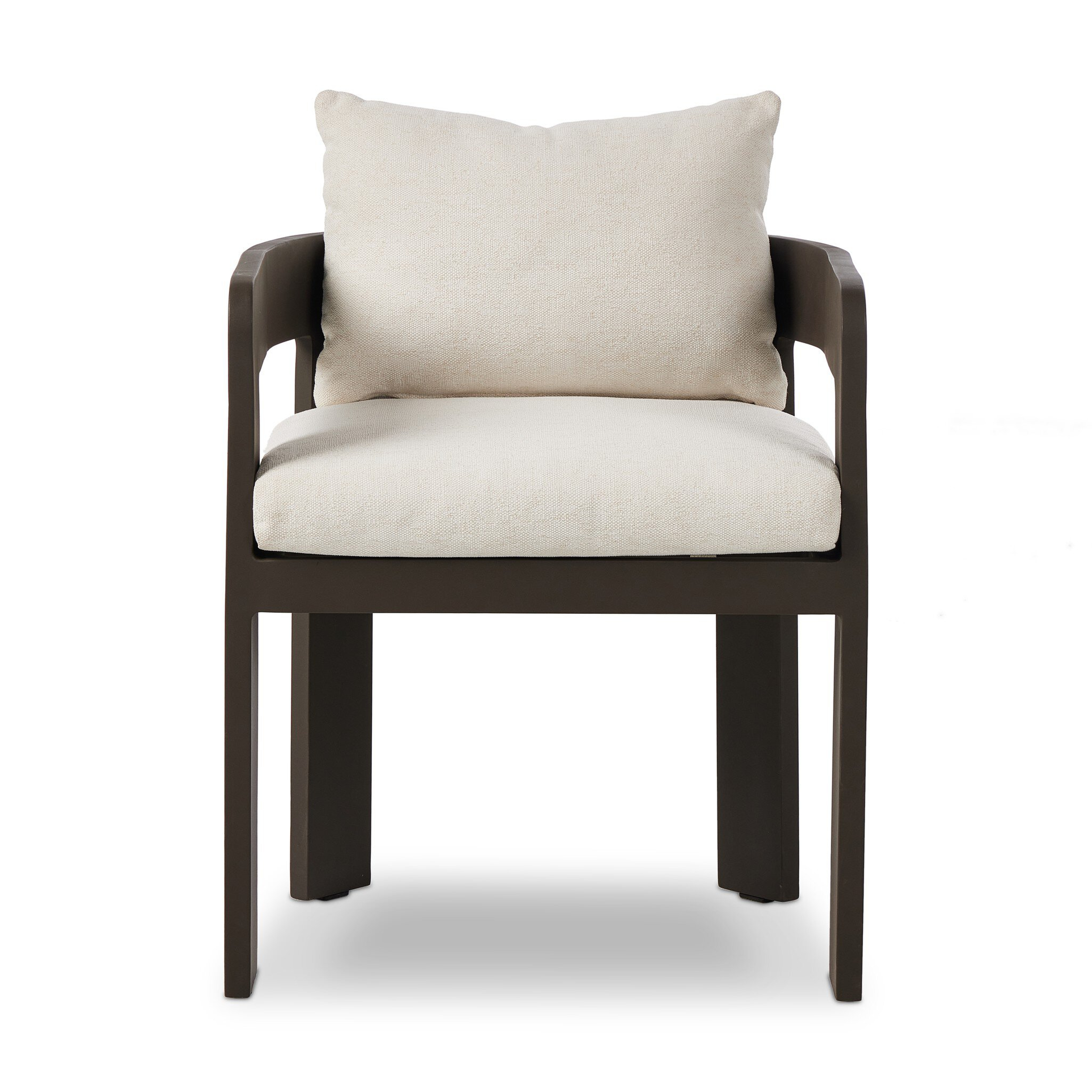Jackson Outdoor Metal Dining Chair - Alessi Linen - Four Hands