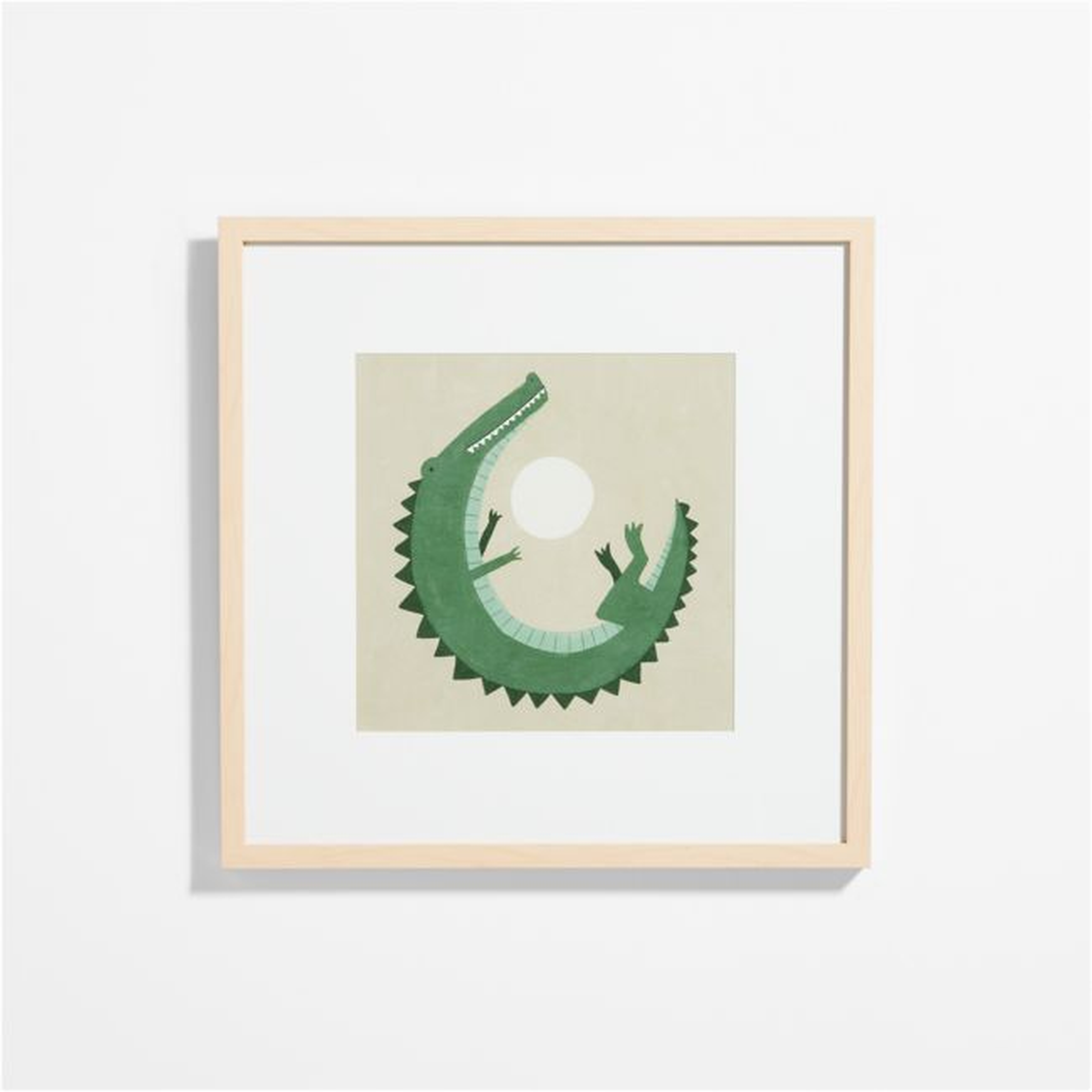 Alligator Framed Wall Art Print - Crate & Kids