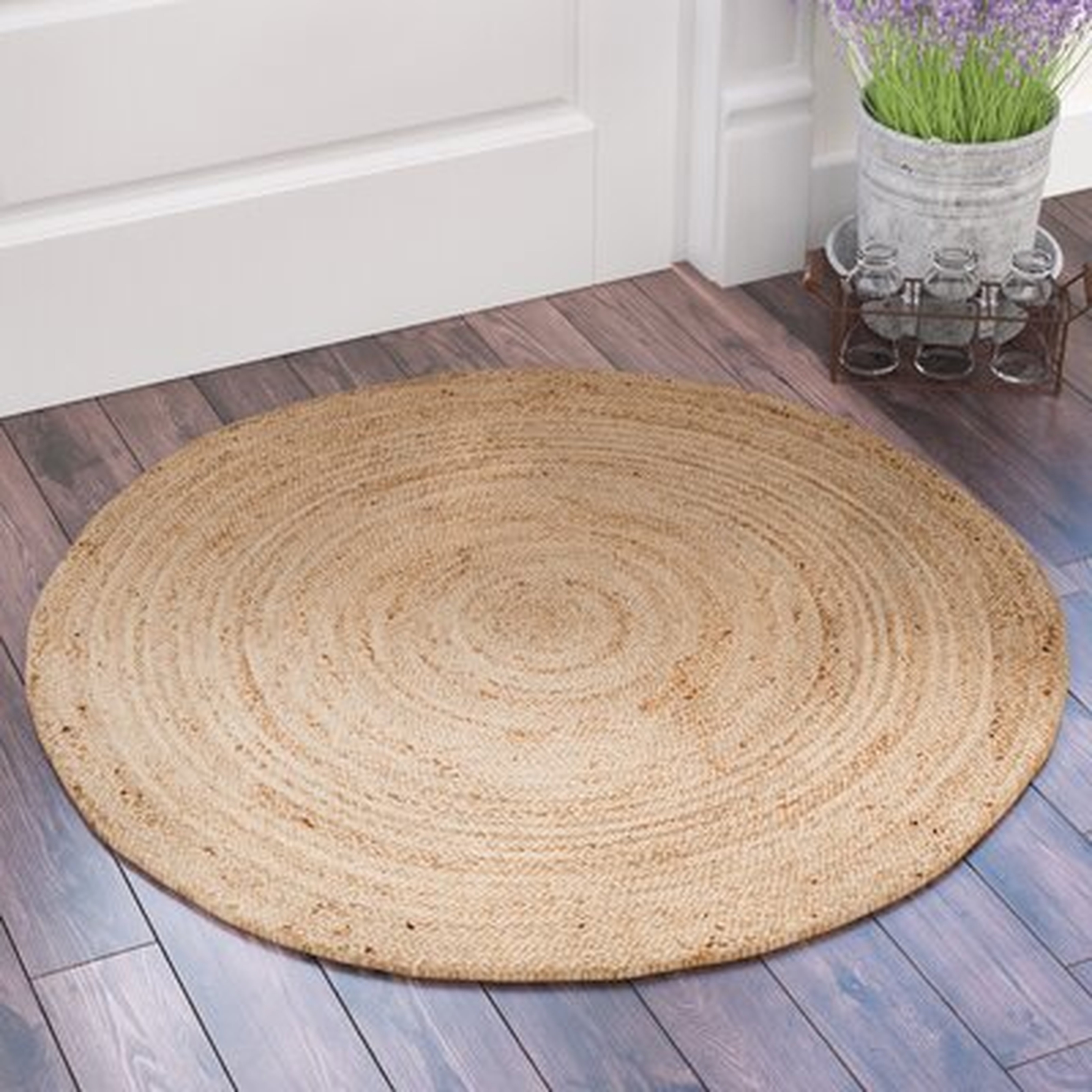 Alexina Handmade Hand Loomed Jute/Sisal Natural Rug - Wayfair