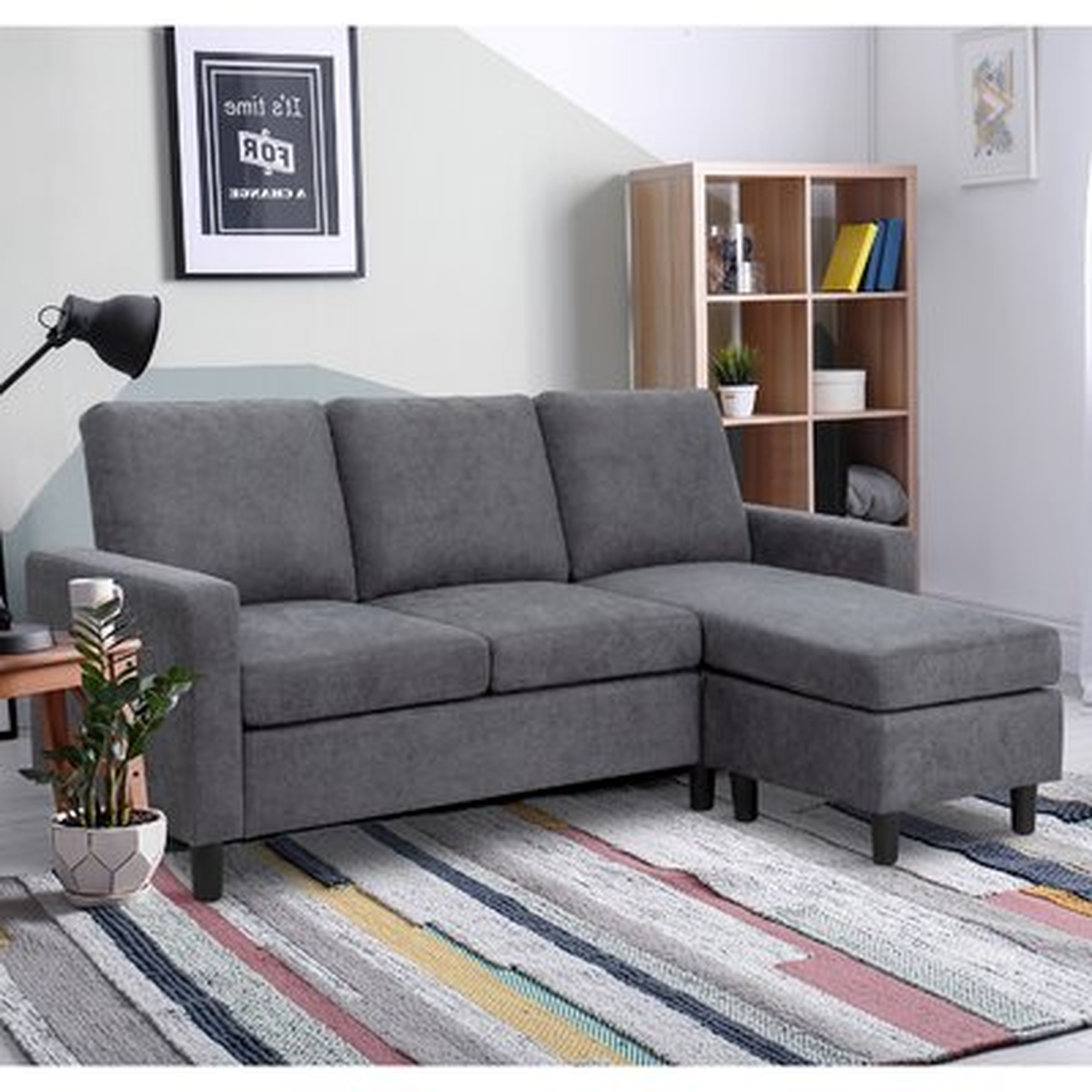 77.55'' Square Arm Sofa Chaise - Wayfair
