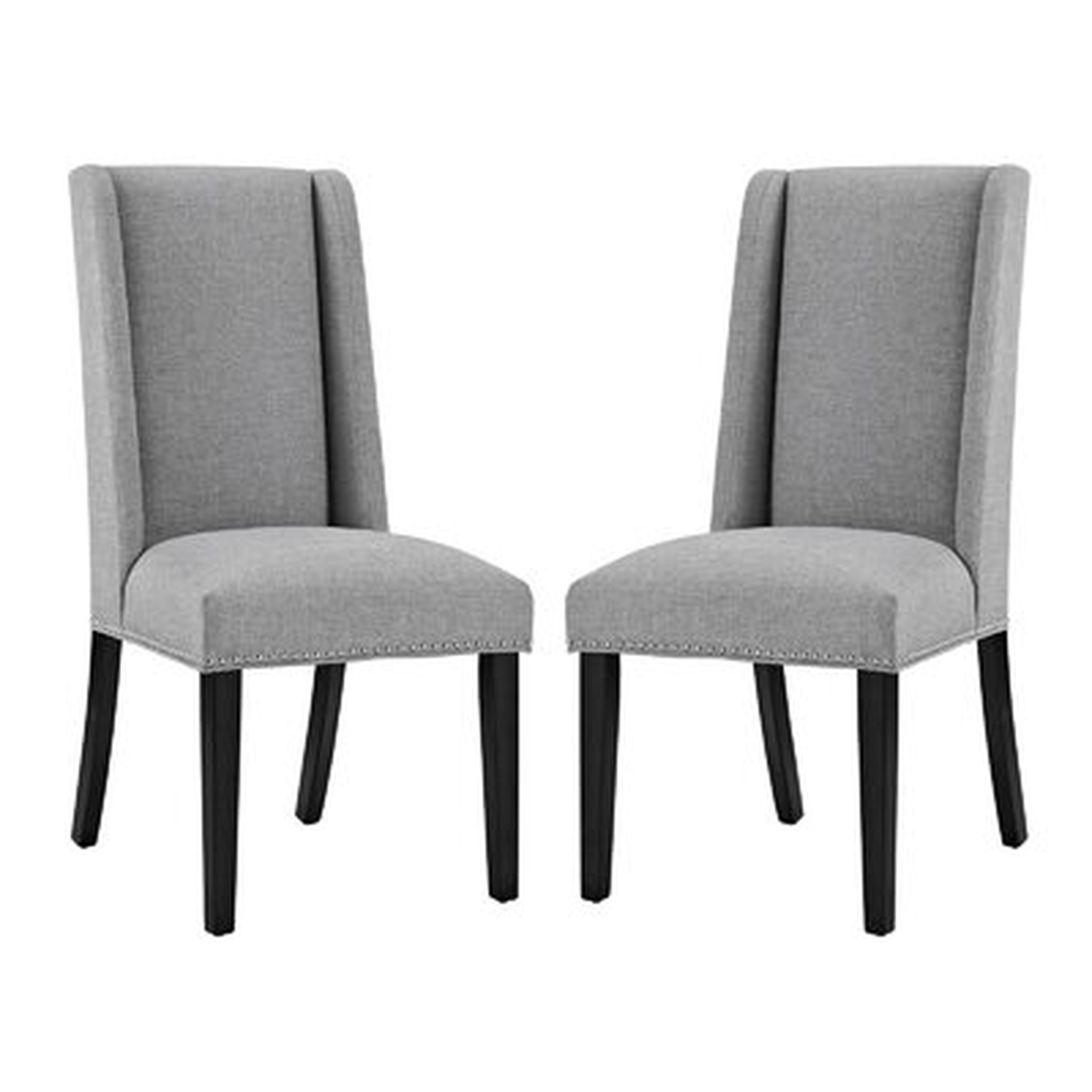 Baron Dining Chair Fabric Set Of 2 - Wayfair