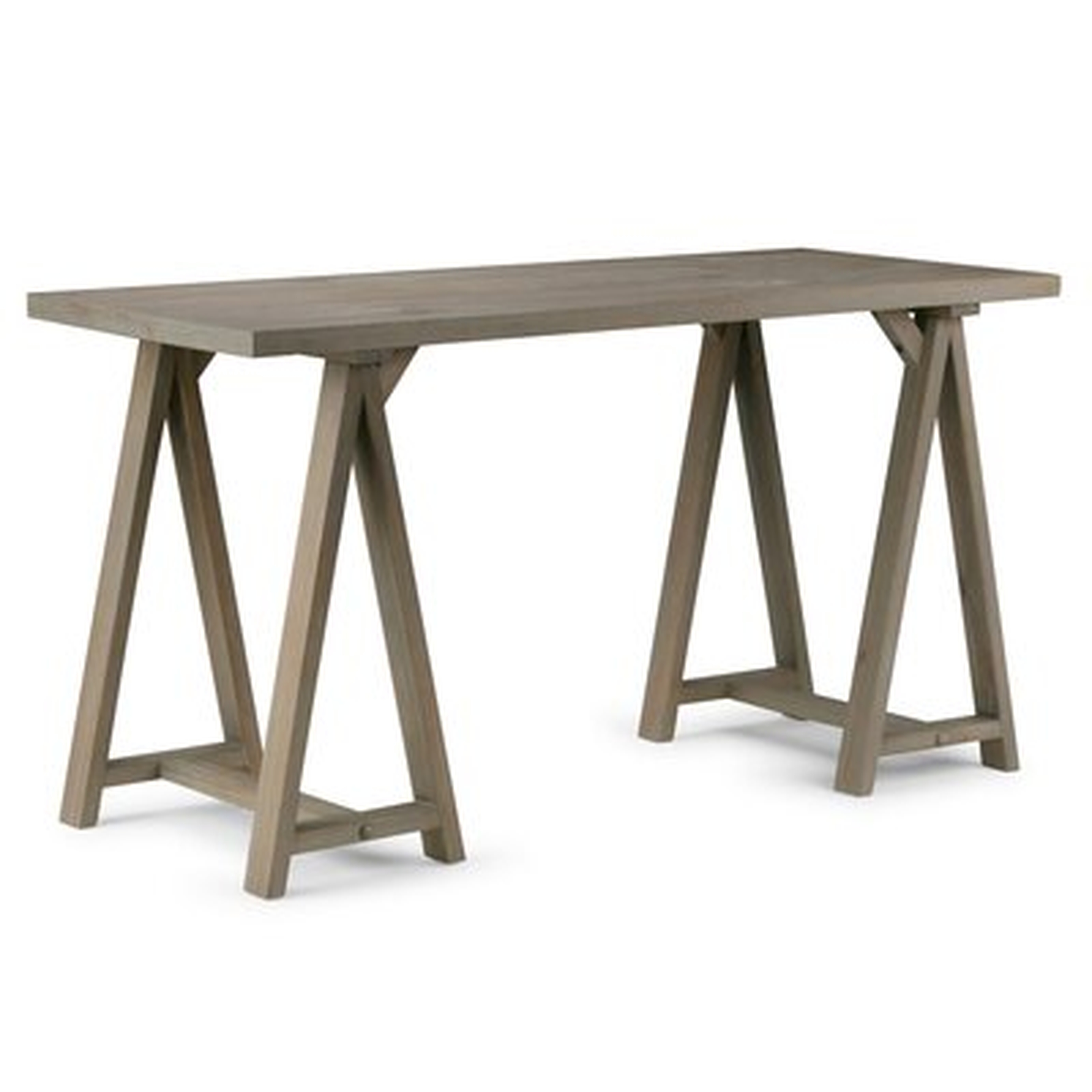 Ine Solid Wood Desk - Wayfair