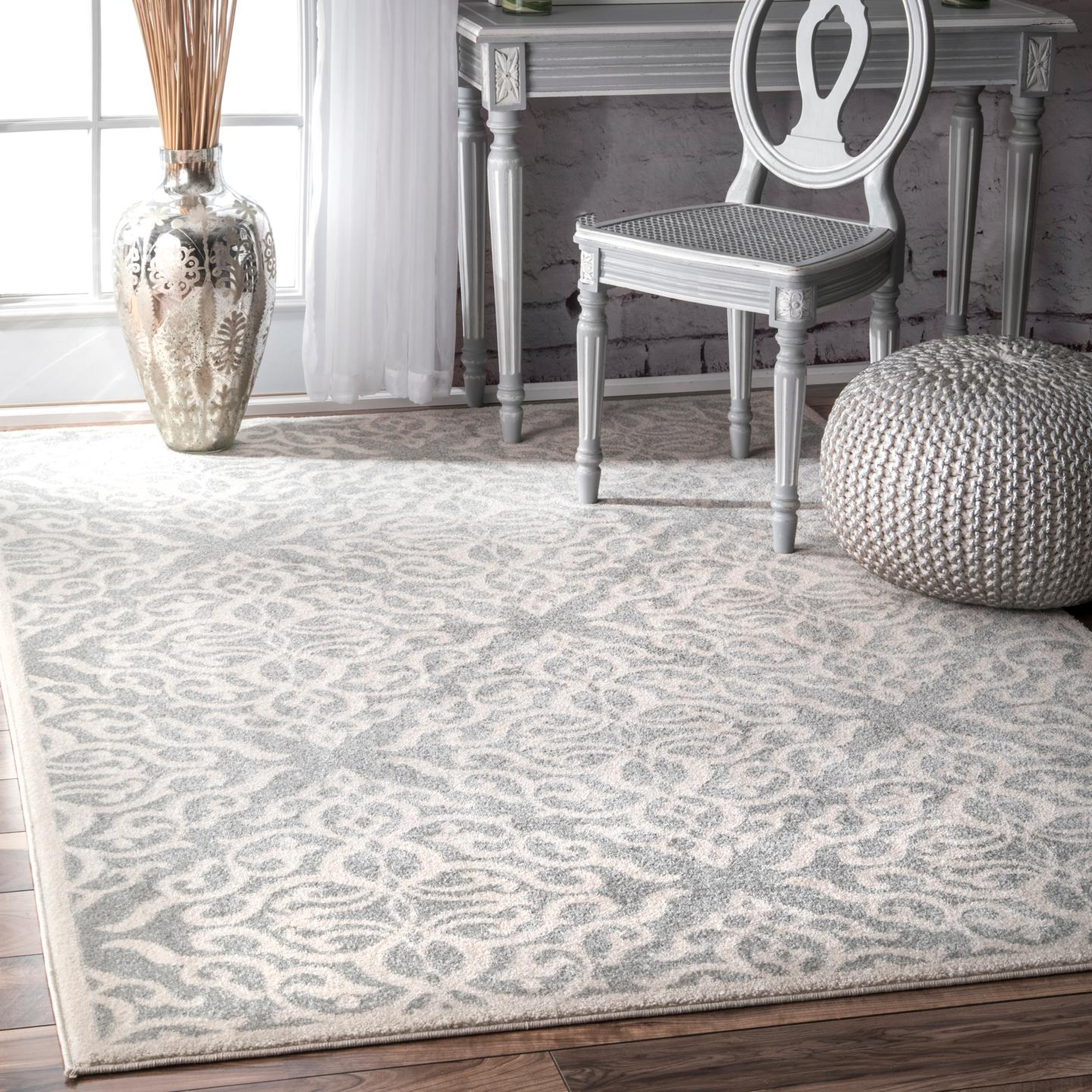 Vintage Jaime Trellis Area Rug - nuloom
