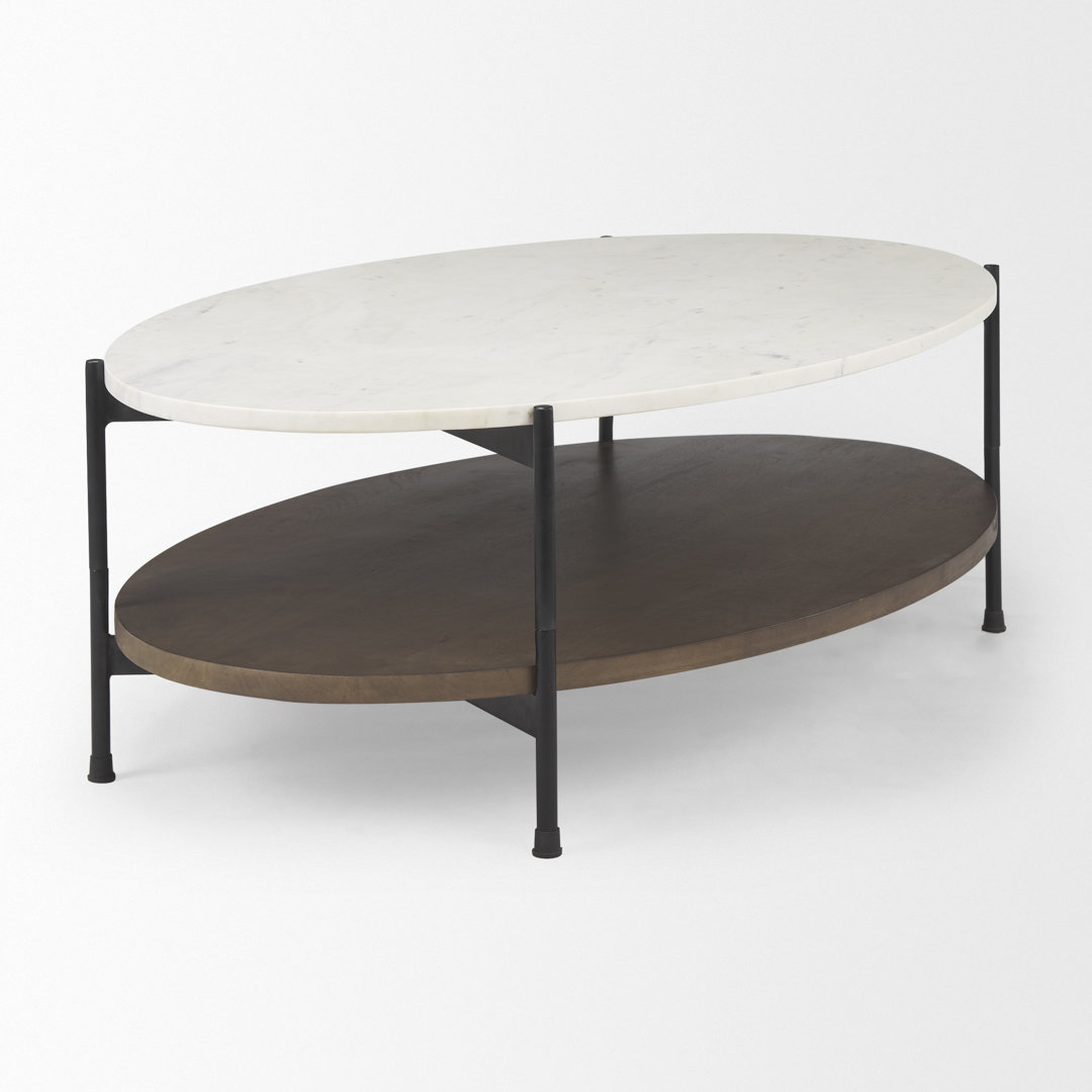 Mercana Larkin 4 Legs Coffee Table with Storage - Perigold