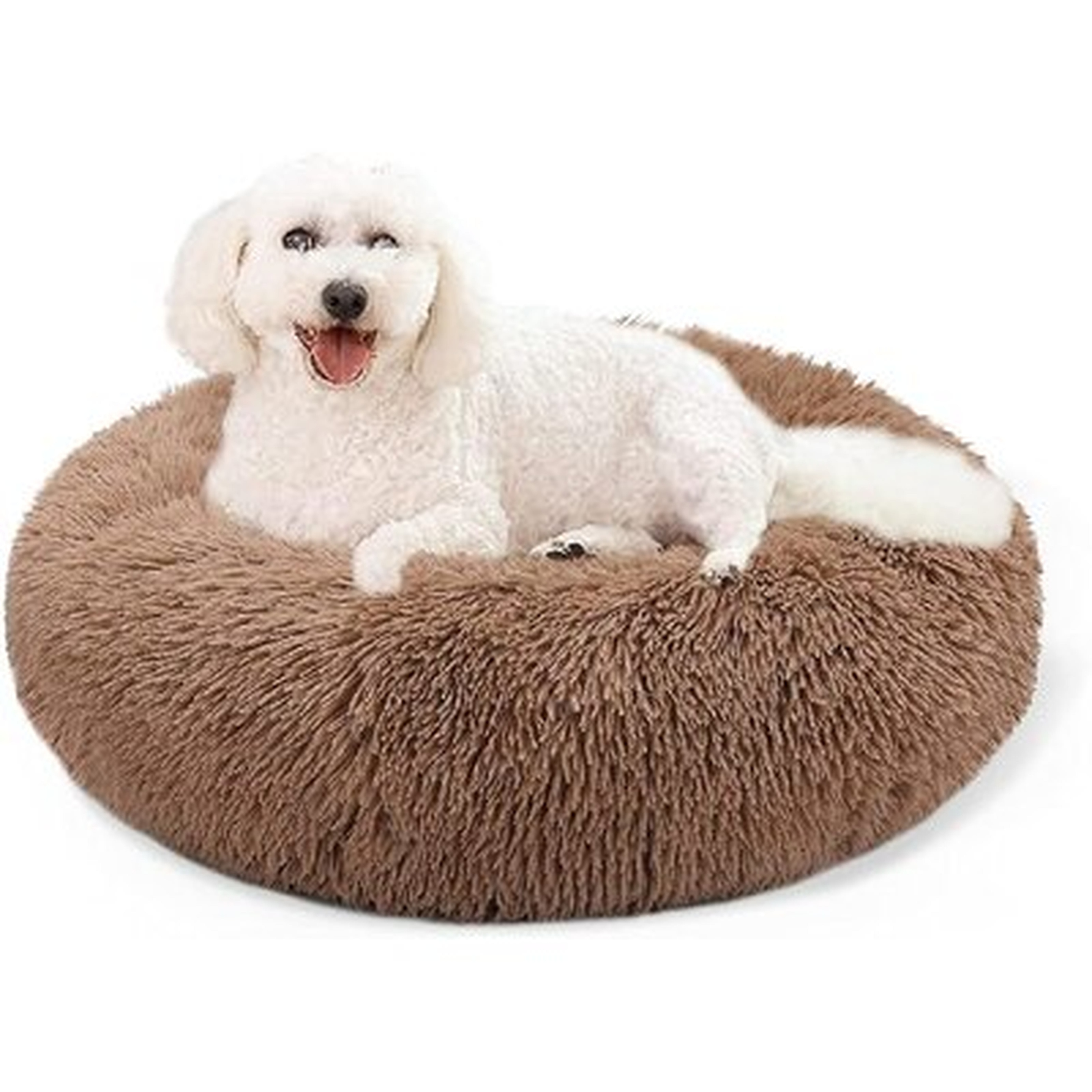 Extra Large Dog Bed Comfortable Donut Cuddler Round Dog Bed Anti-Slip Faux Fur Pet Bed Ultra Soft Pet Cushion Bed For Dog Cat Joint-Relief And Improved Sleep - Wayfair