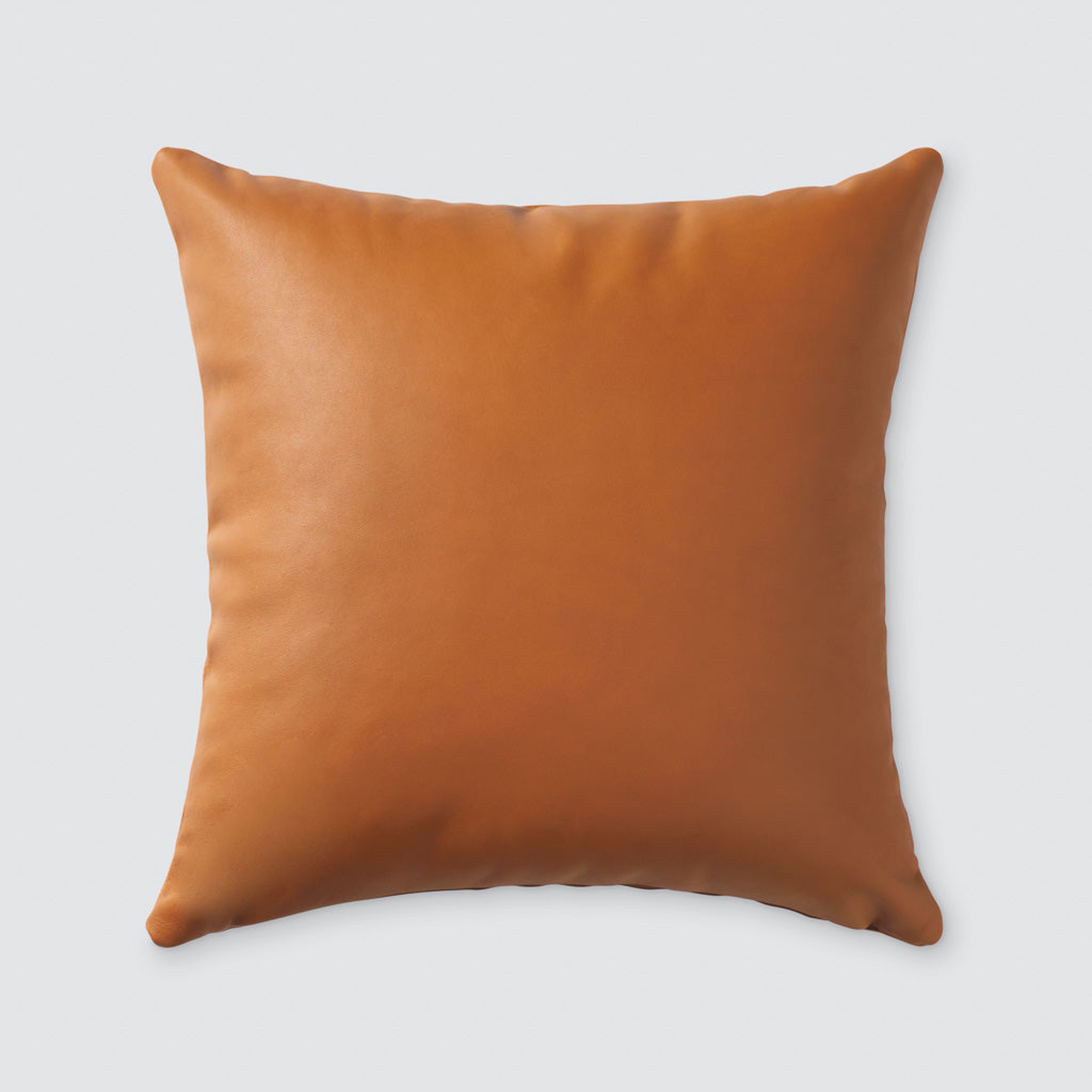 The Citizenry Torres Leather Pillow | 18" x 18" | Caramel - The Citizenry