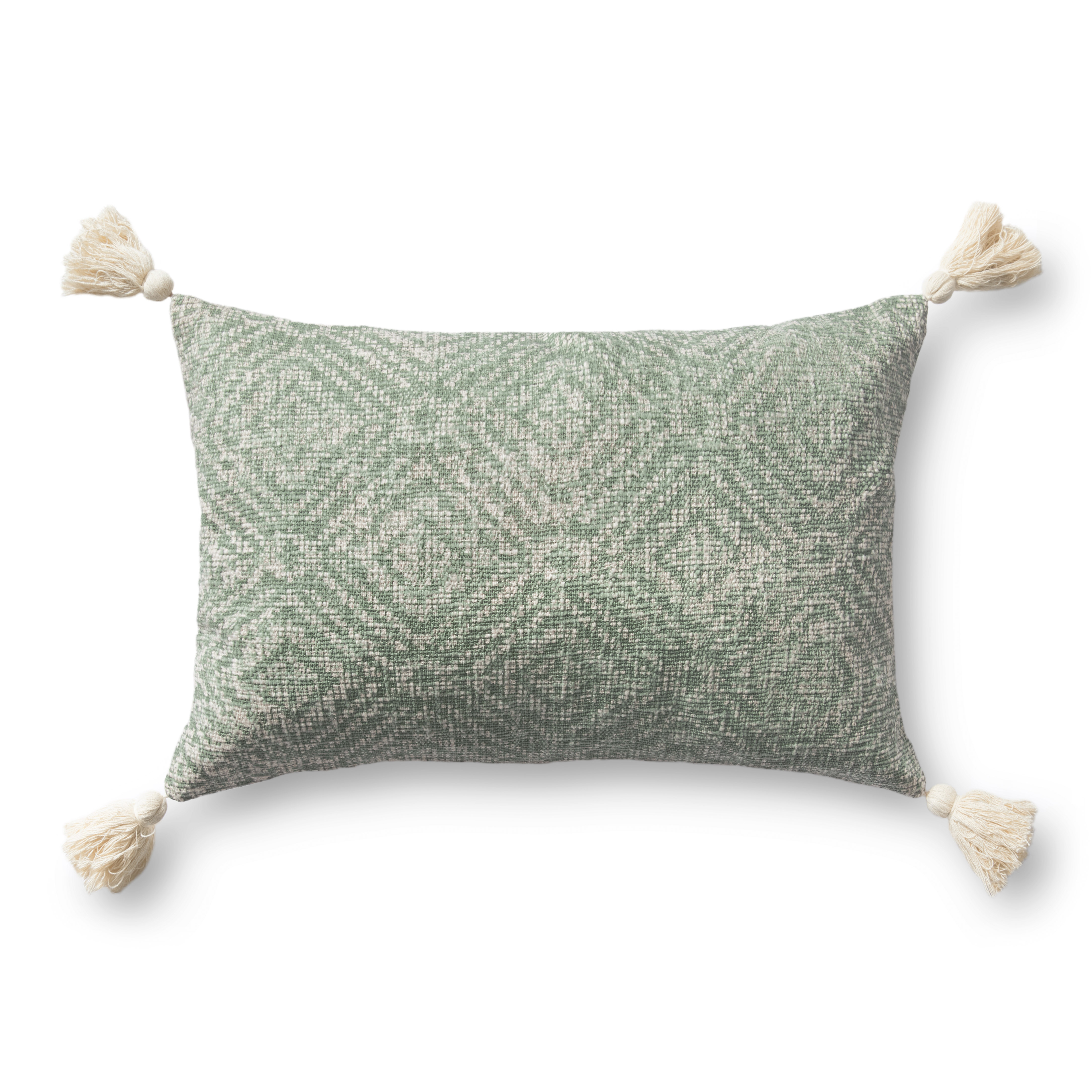 Loloi Pillows P0621 Green 13" x 21" Cover Only - Loloi Rugs