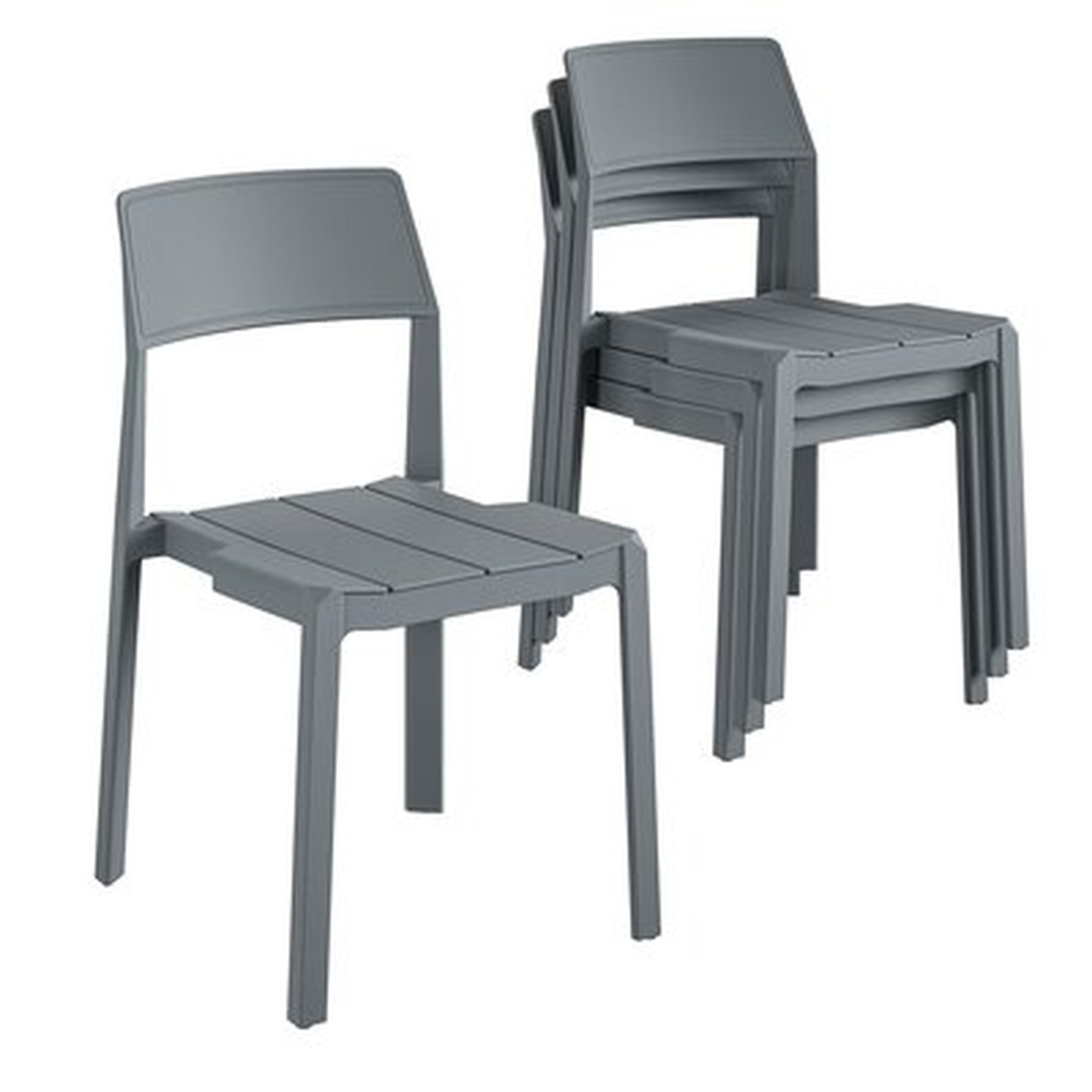 Chandler Stacking Patio Dining Side Chair - Wayfair