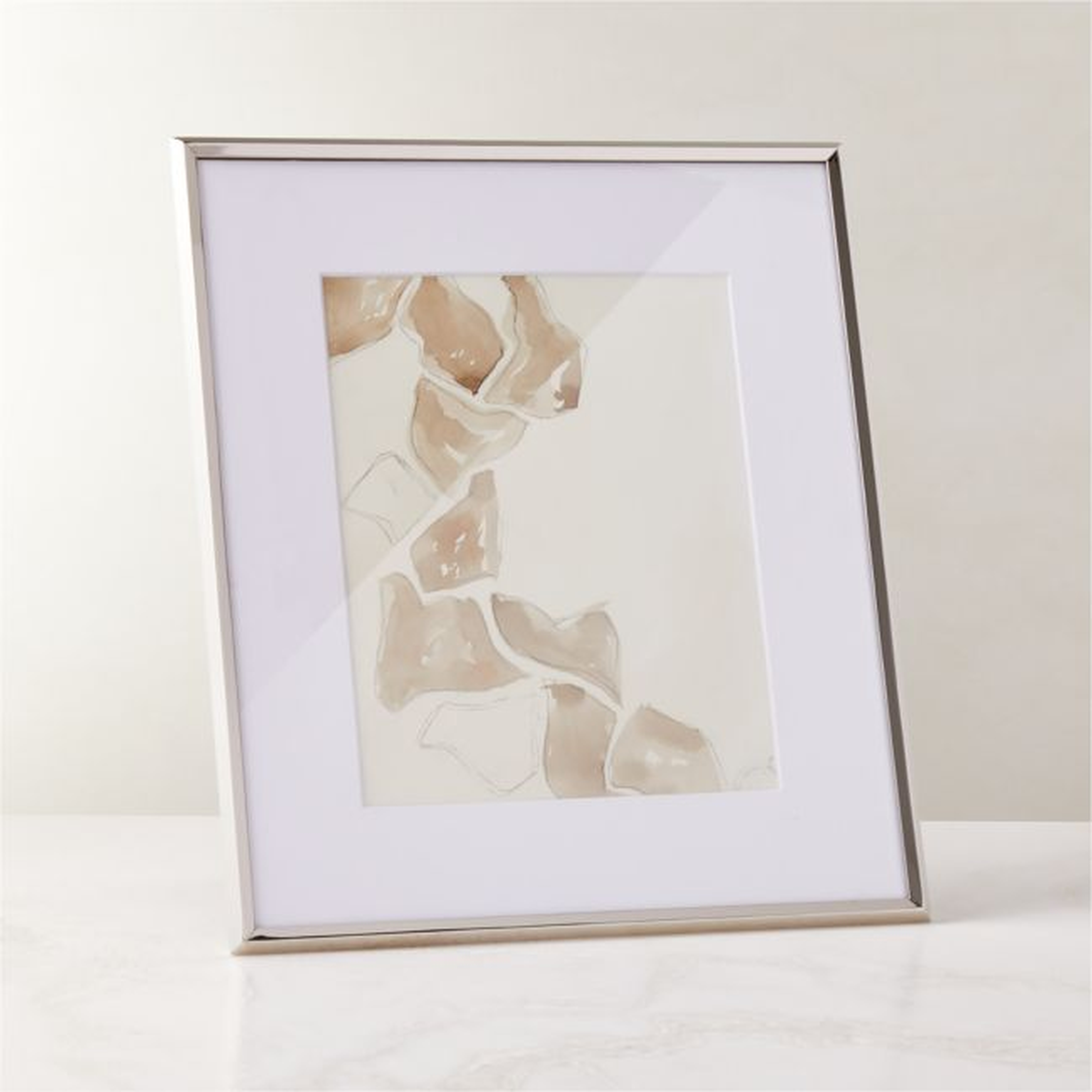Blaine Polished Nickel Picture Frame 8"x10" - CB2