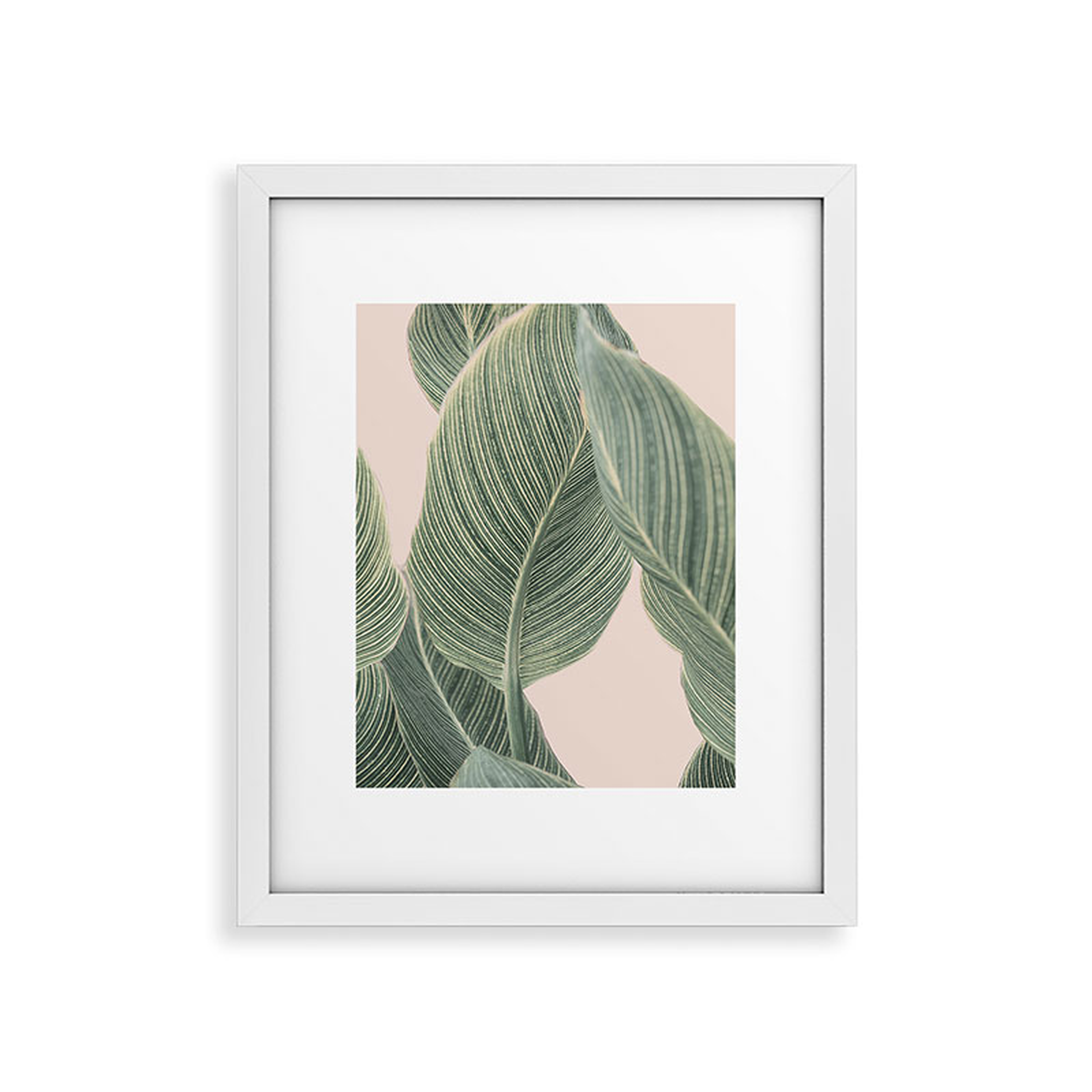 Calah by Sisi and Seb - Framed Art Print Modern White 8" x 10" - Deny Designs
