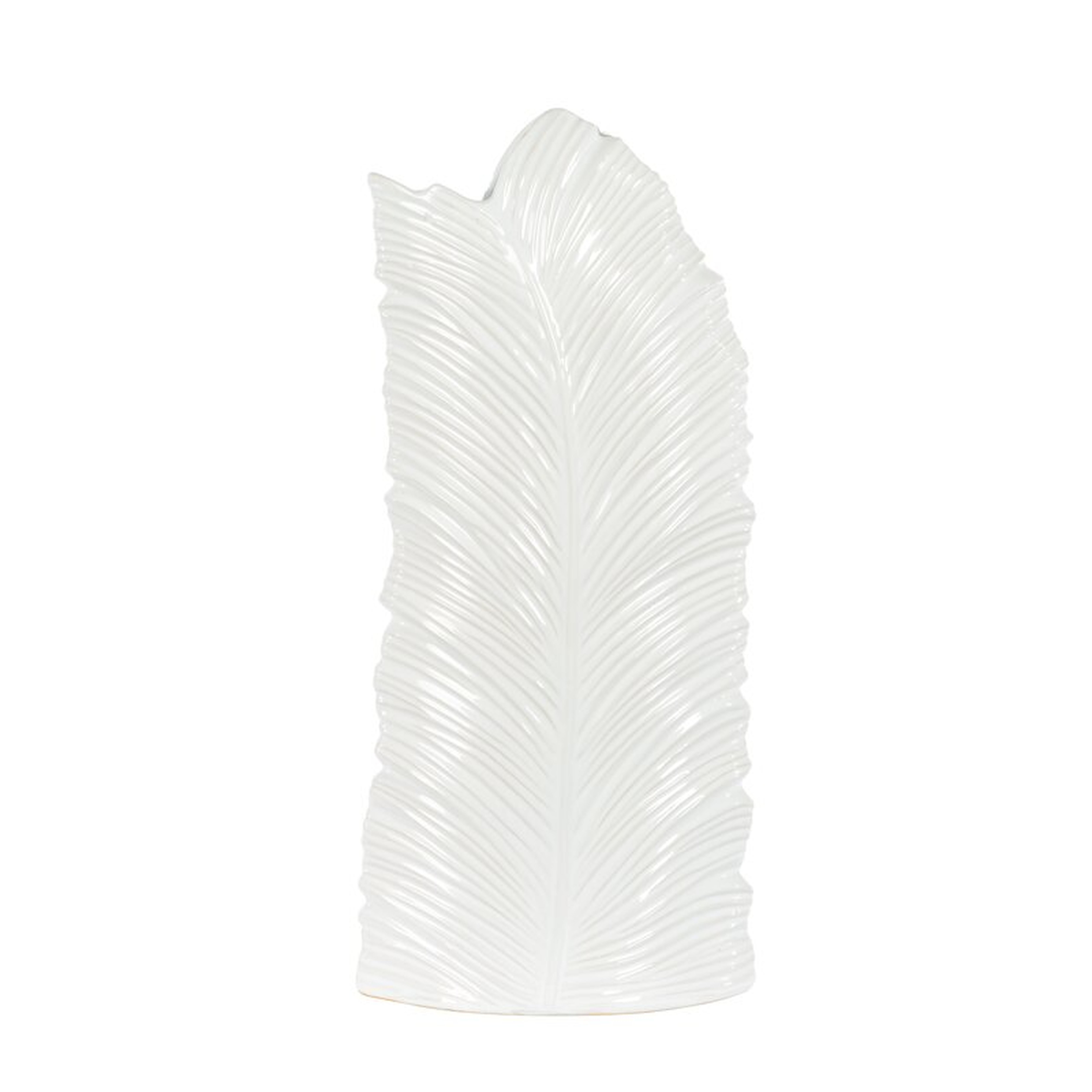 Bradburn Home White Ceramic Vase - Perigold
