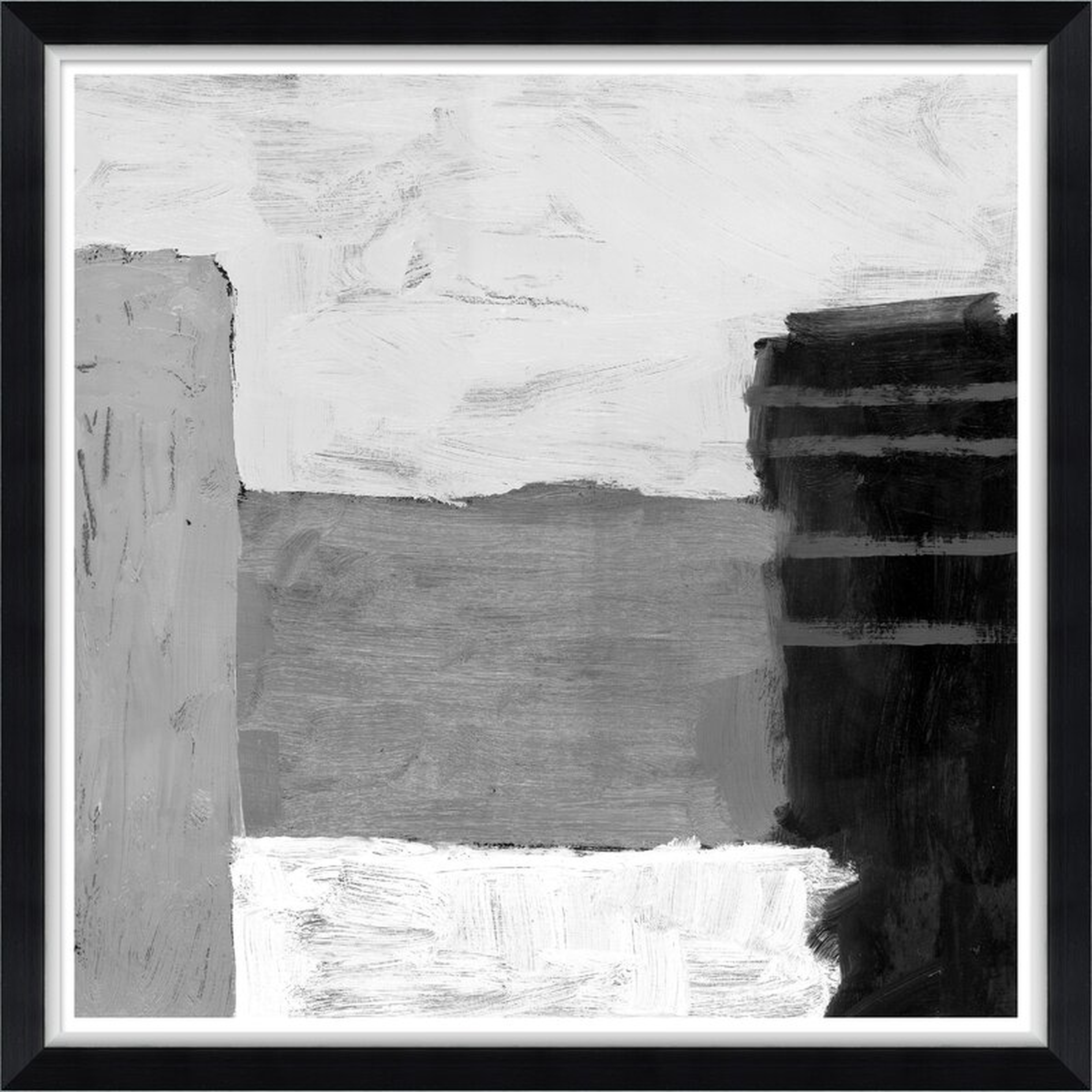 Soicher Marin Finn and Ivy 'Modern Abstracts in Black and White 2' - Picture Frame Painting on Paper - Perigold