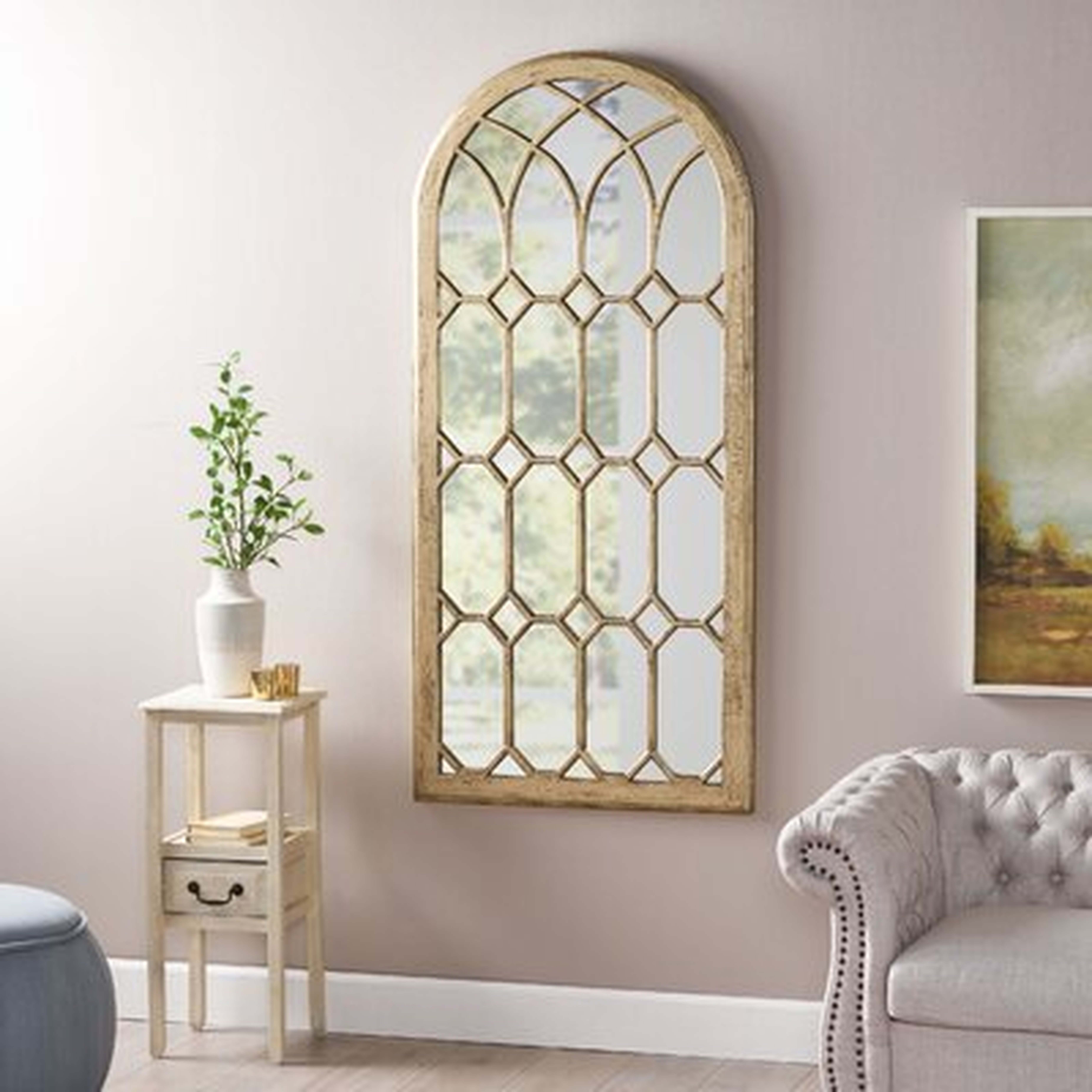 Aenwood Arched Traditional Accent Mirror - Wayfair