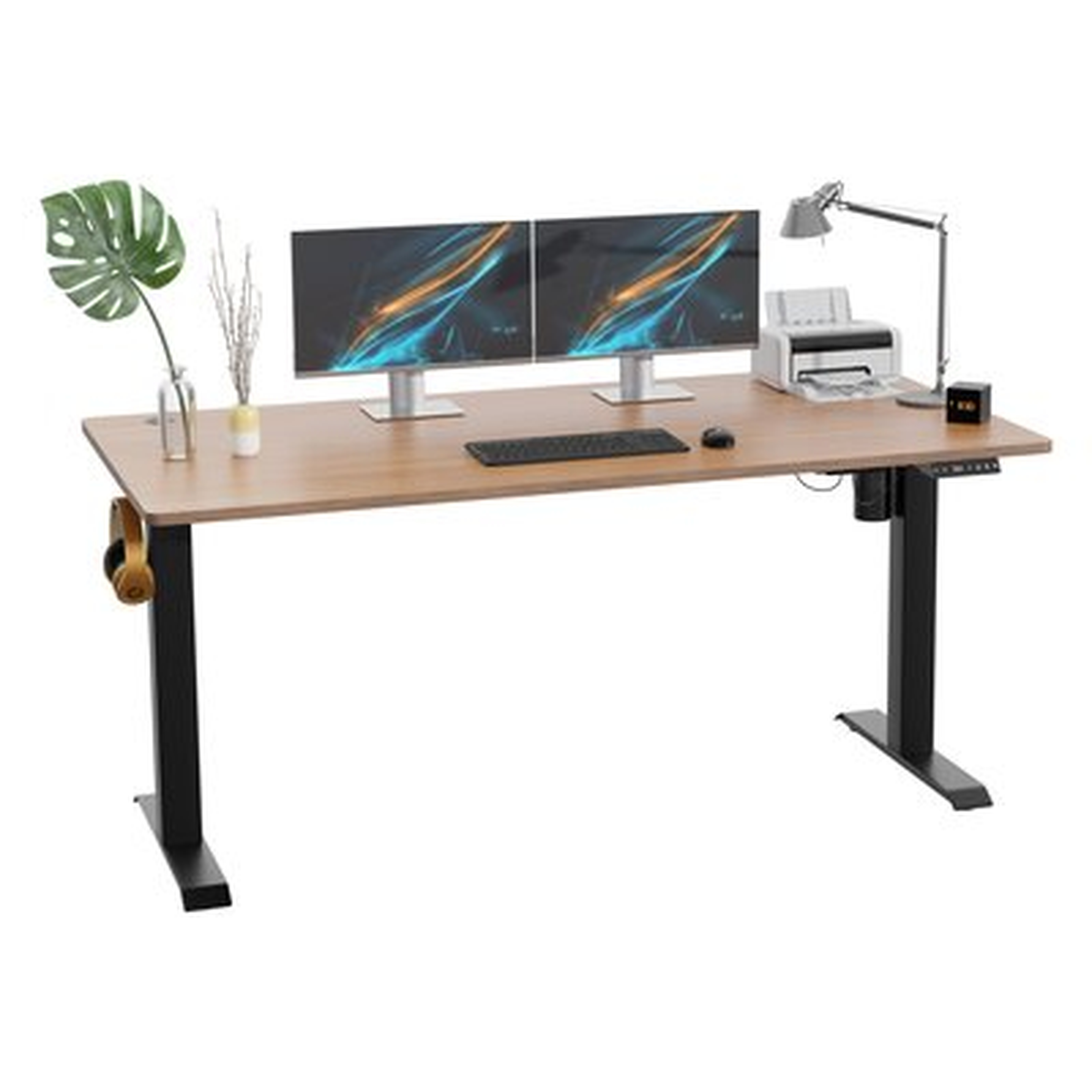 Isla Height Adjustable Standing Desk - Wayfair