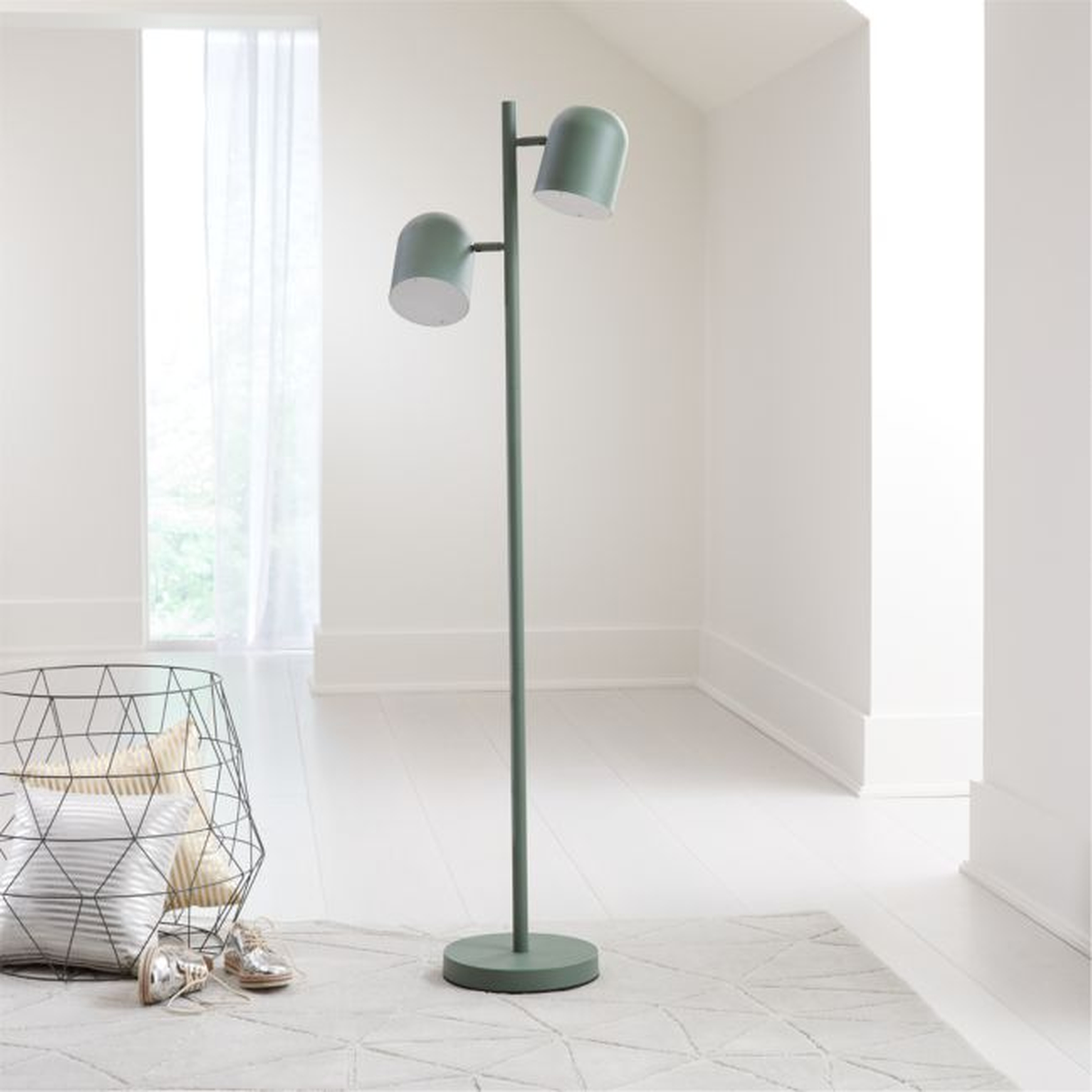 Green Touch Floor Lamp - Crate and Barrel