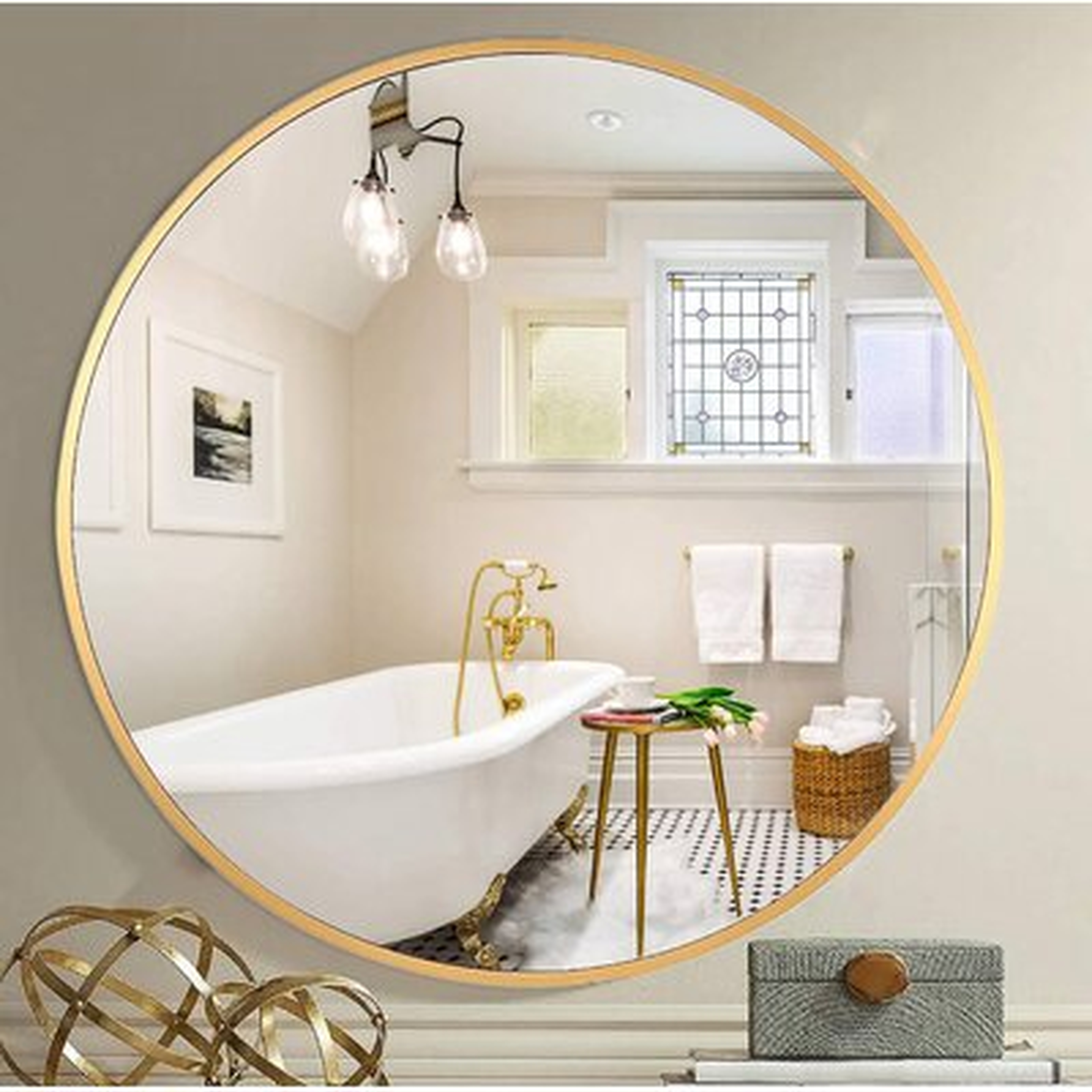 Lukas Bathroom Mirror - Wayfair