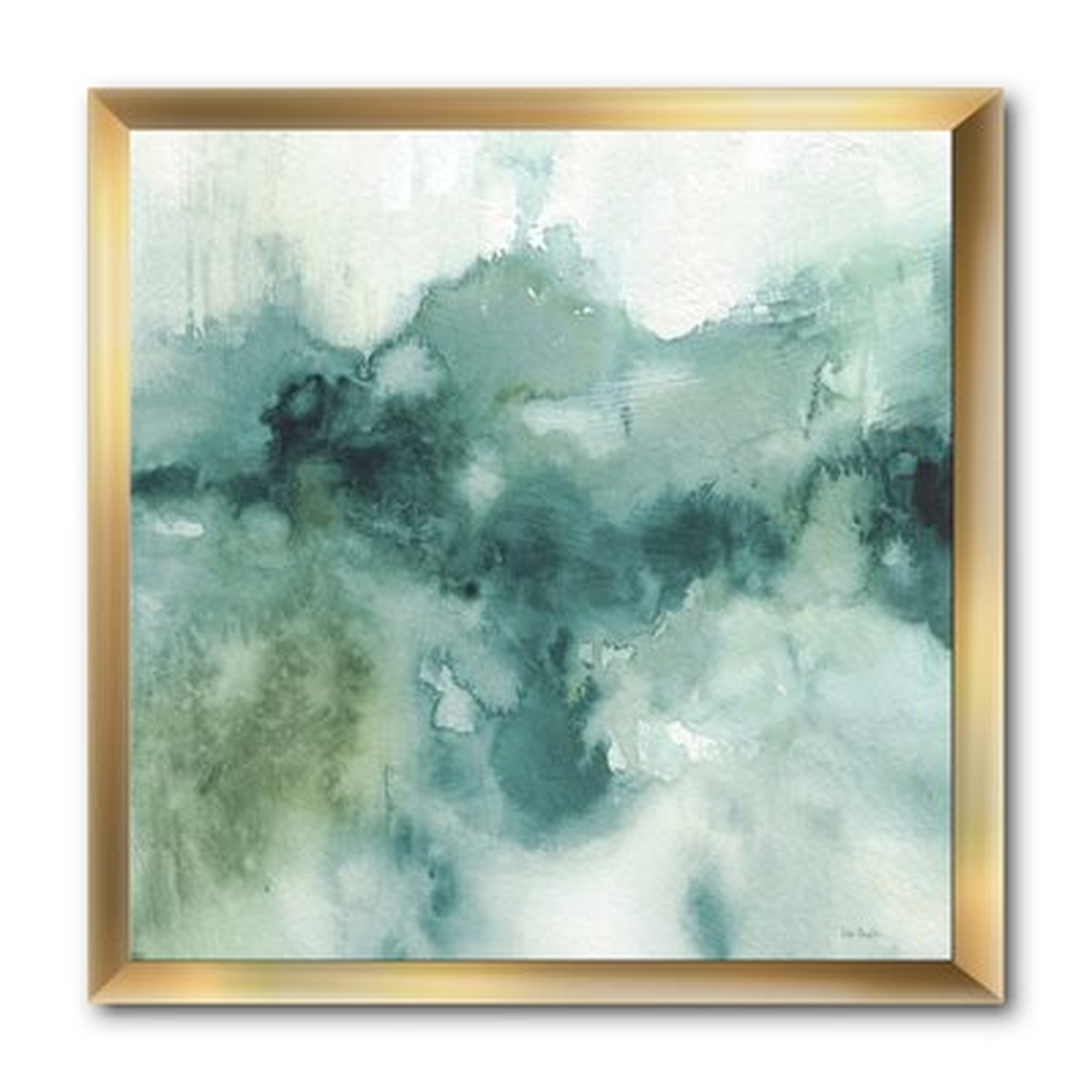 'Lost into the Blue' - Picture Frame Print on Canvas - Wayfair