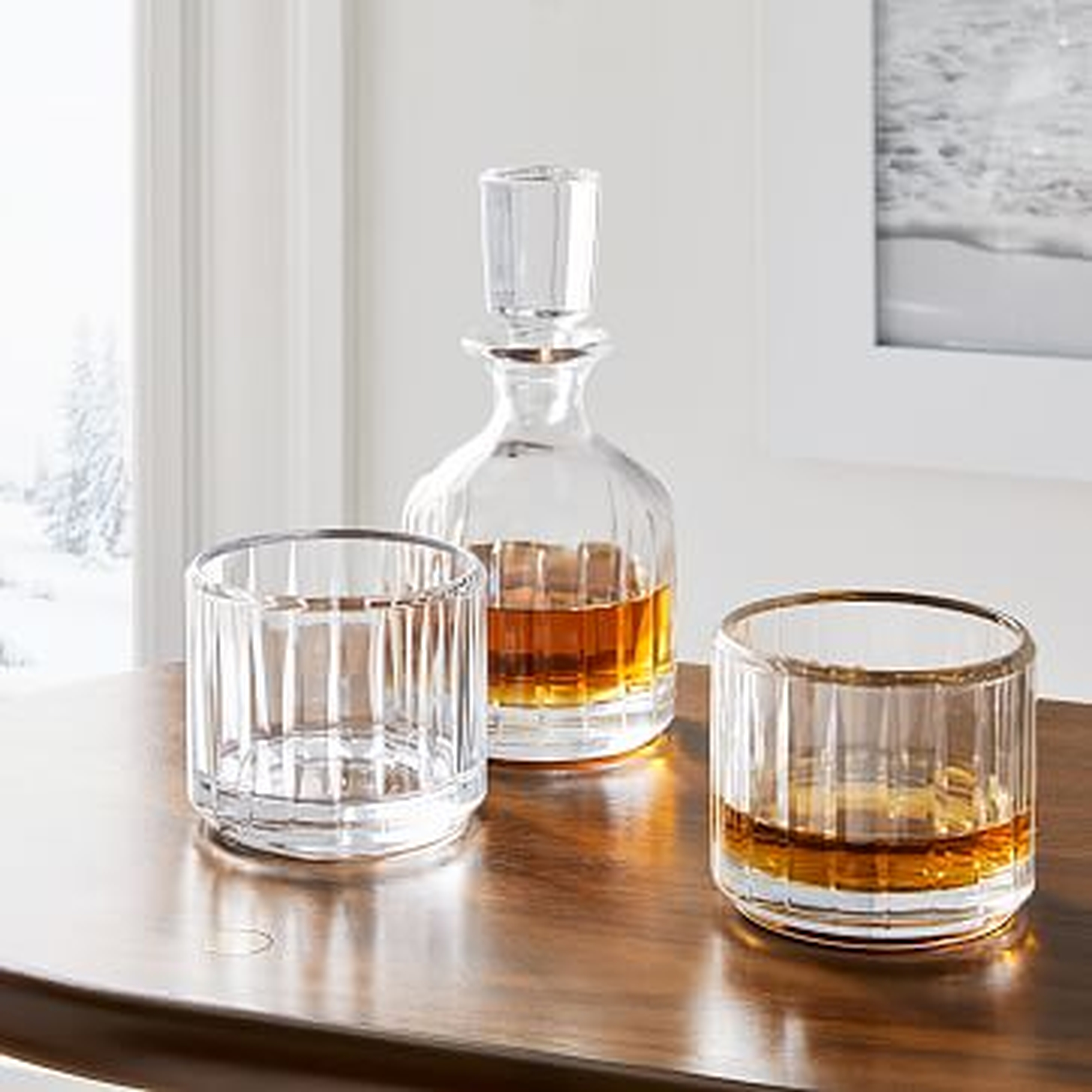 Parallels Whiskey For Two Decanter - West Elm