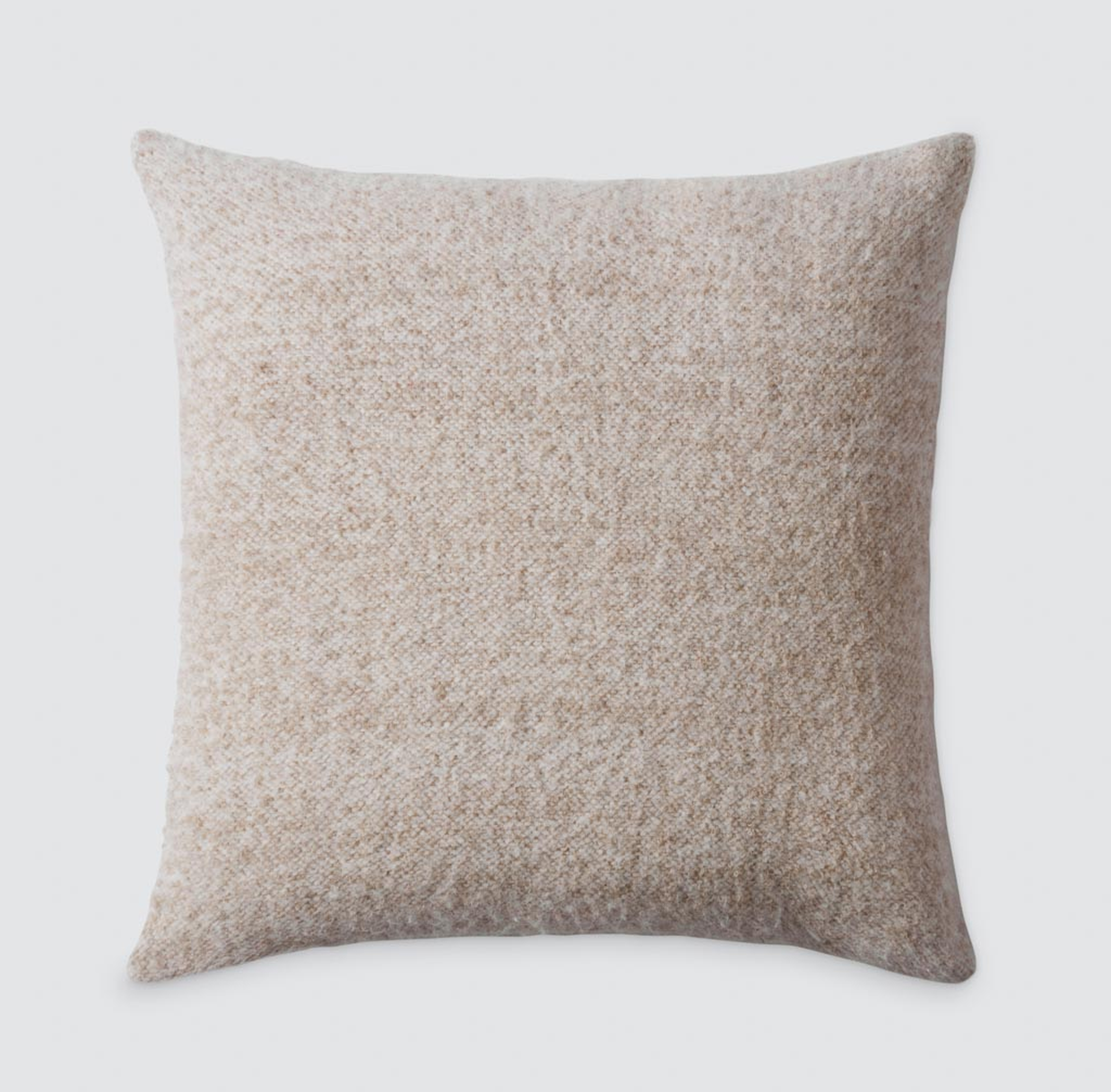 Catalina Boucle Pillow - Tan - 22'' x 22'' By The Citizenry - The Citizenry