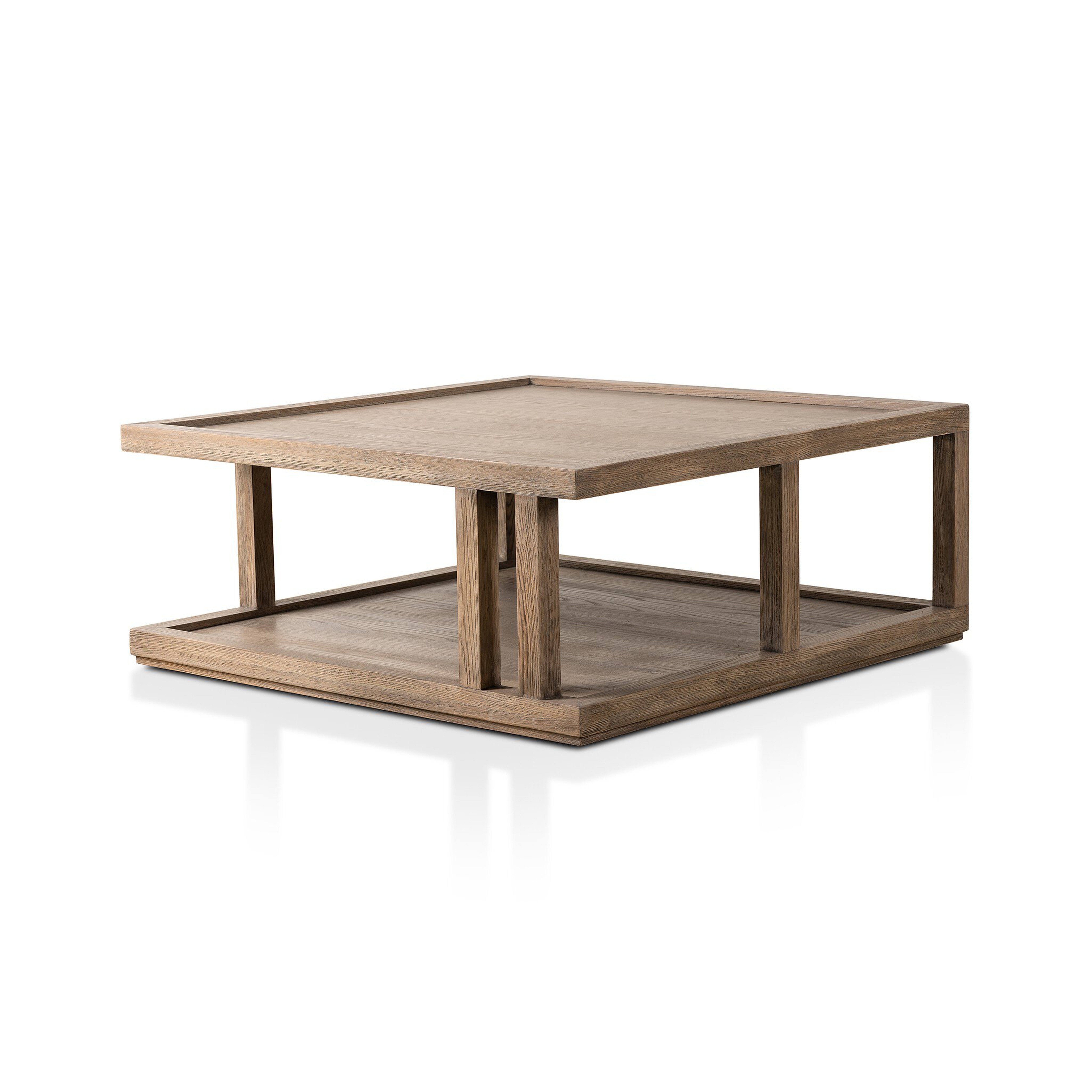 Charley Coffee Table - Warm Natural Oak Veneer - Four Hands