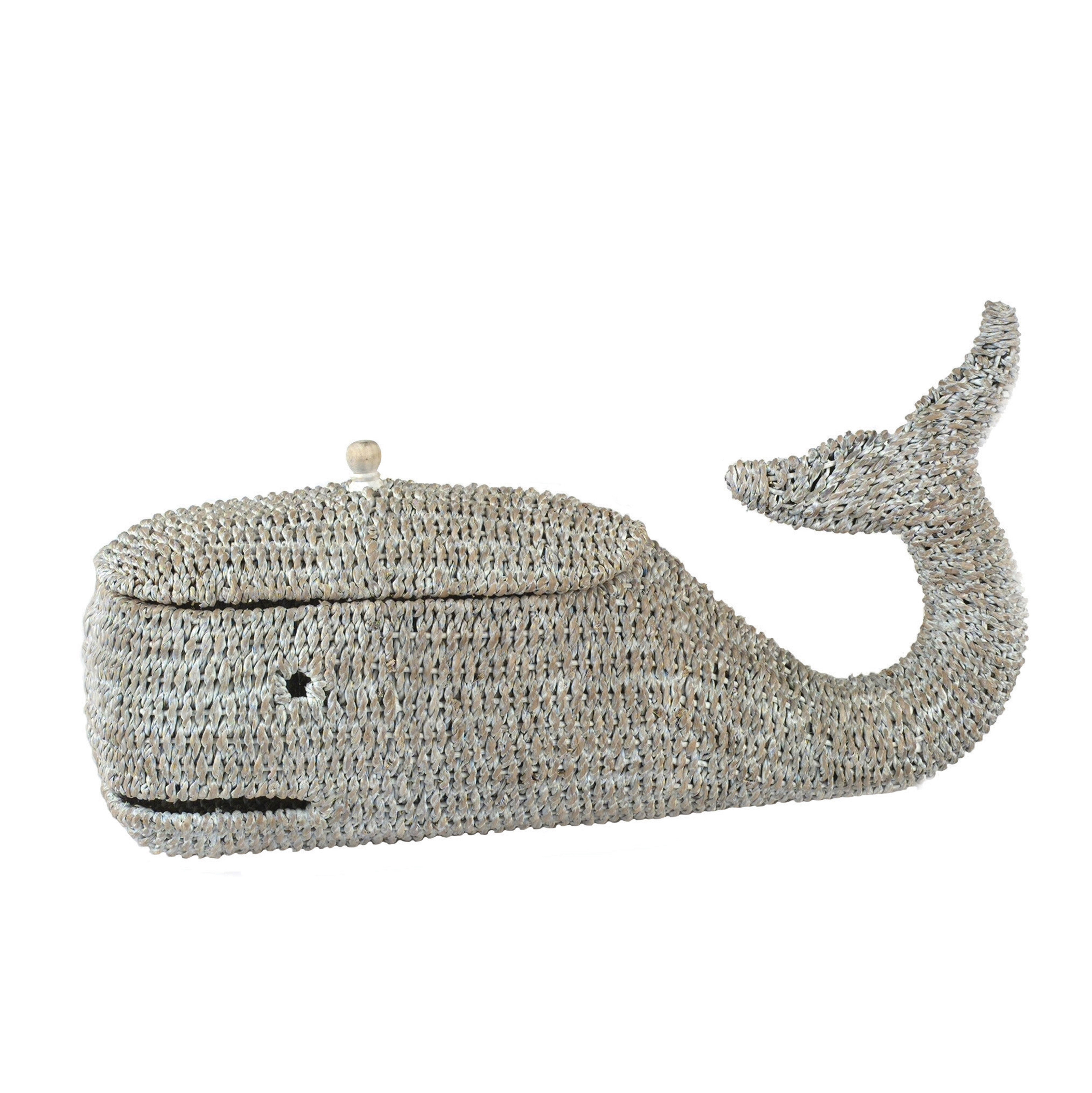 Bankuan Rope Whale Box with Lid - Nomad Home