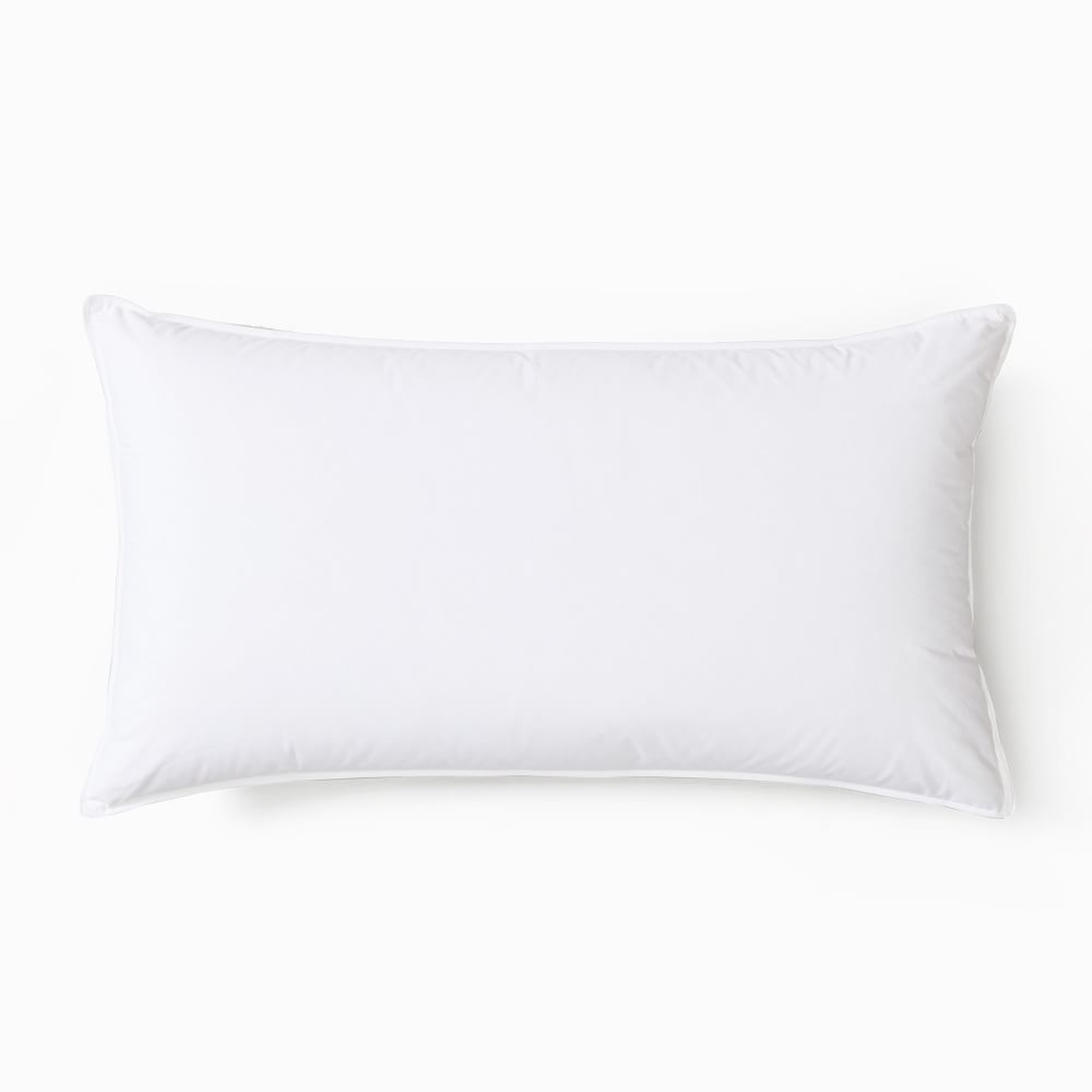 Down Alternative Pillow Insert, King Pillow, Medium - West Elm