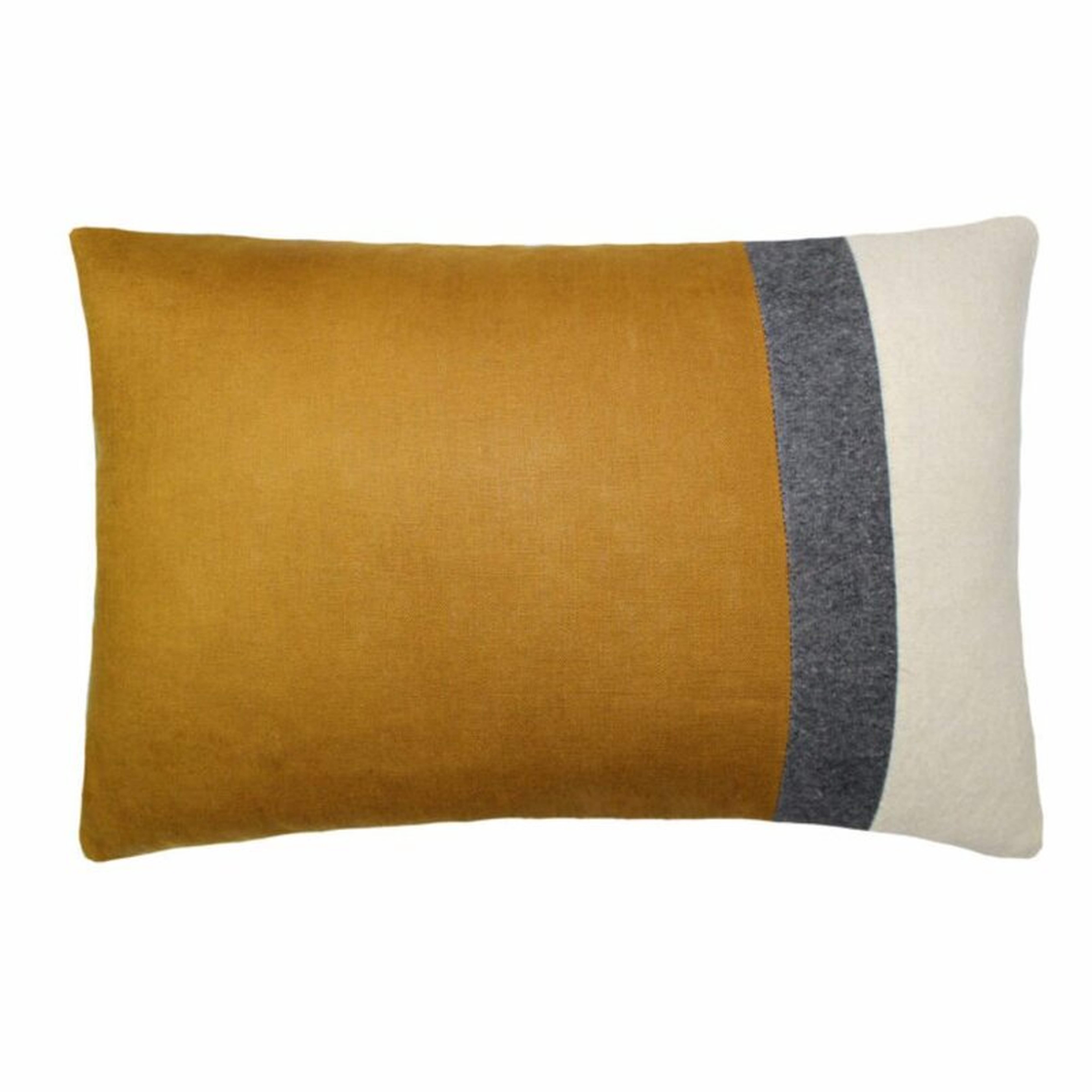 Tourmaline Home Valley Block Boudoir Rectangular Linen Pillow Cover & Insert - Perigold