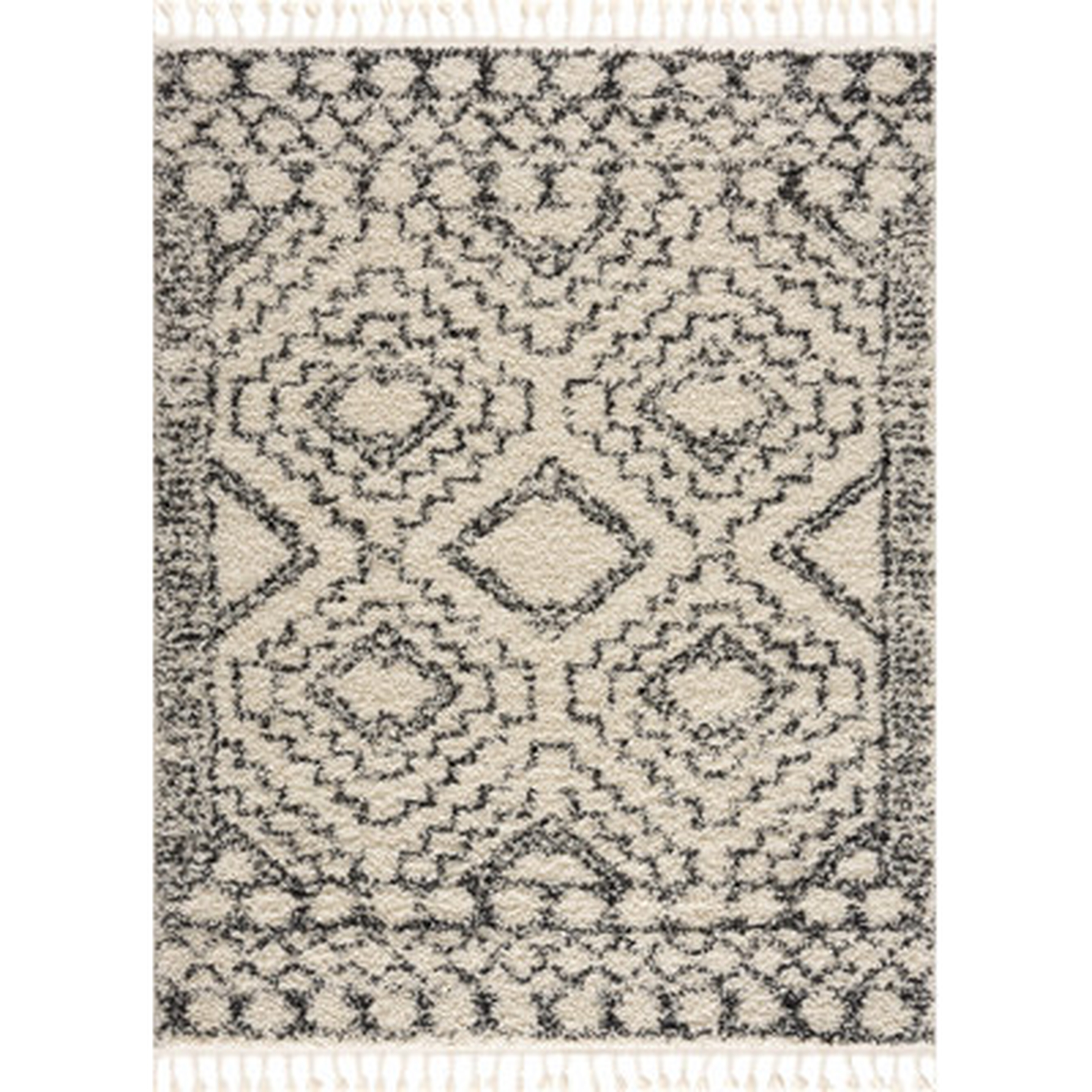 Throssell Moroccan Beige Area Rug - Wayfair