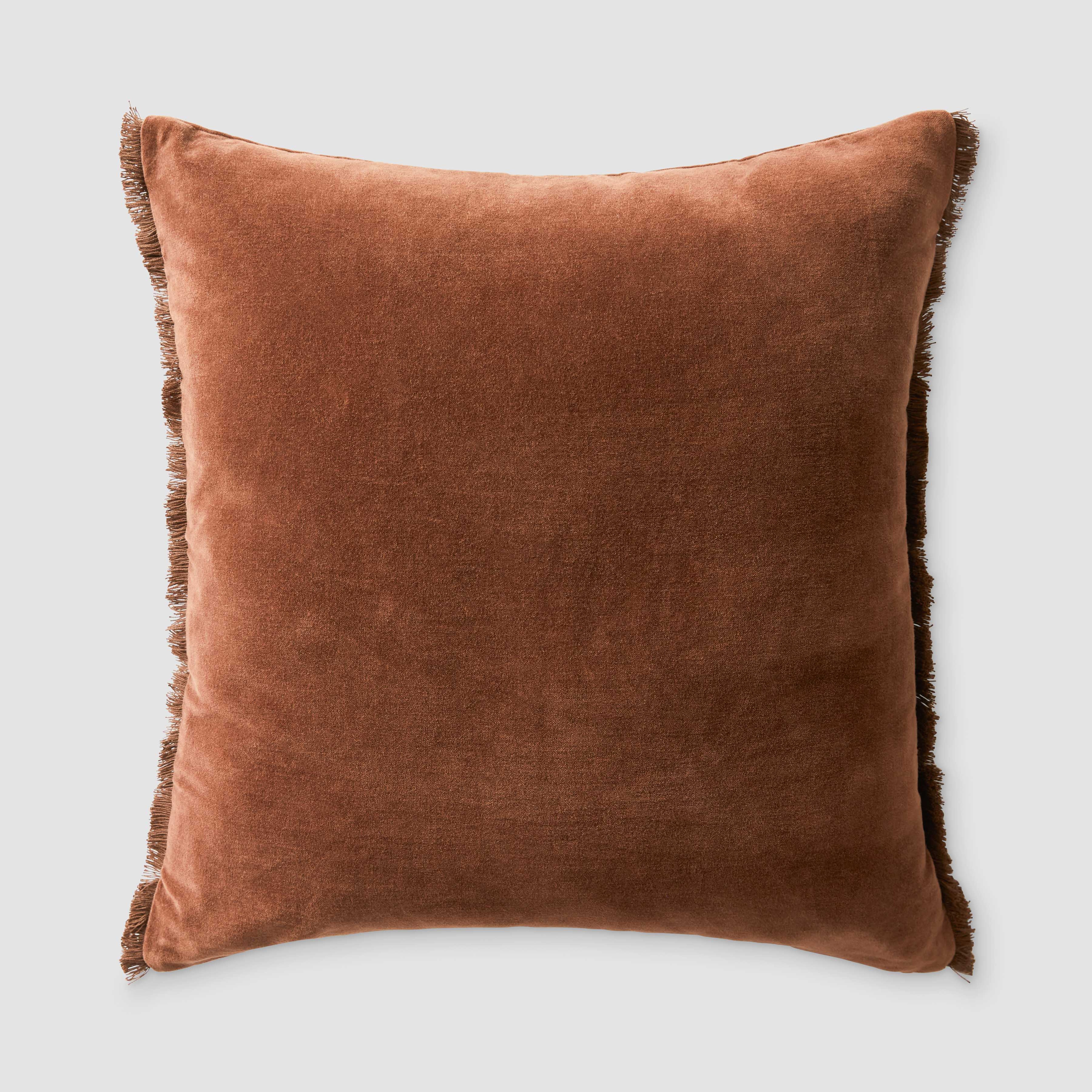 The Citizenry Naveta Velvet Pillow | 22" x 22" | Blue - The Citizenry