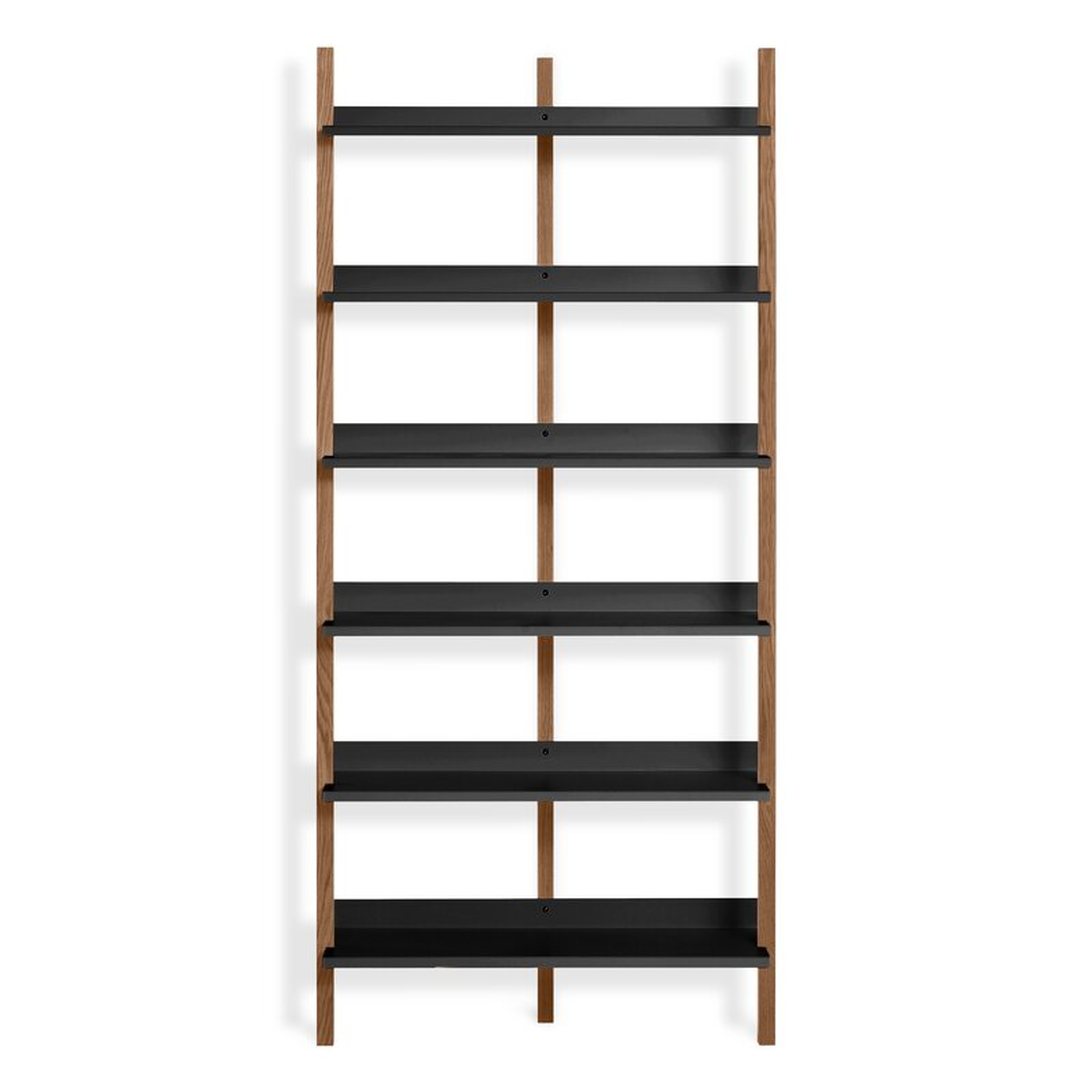 Blu Dot Browser Tall Bookcase Size: (6 Shelves) 82" H x 38" W x 17" D, Color: Walnut - Perigold