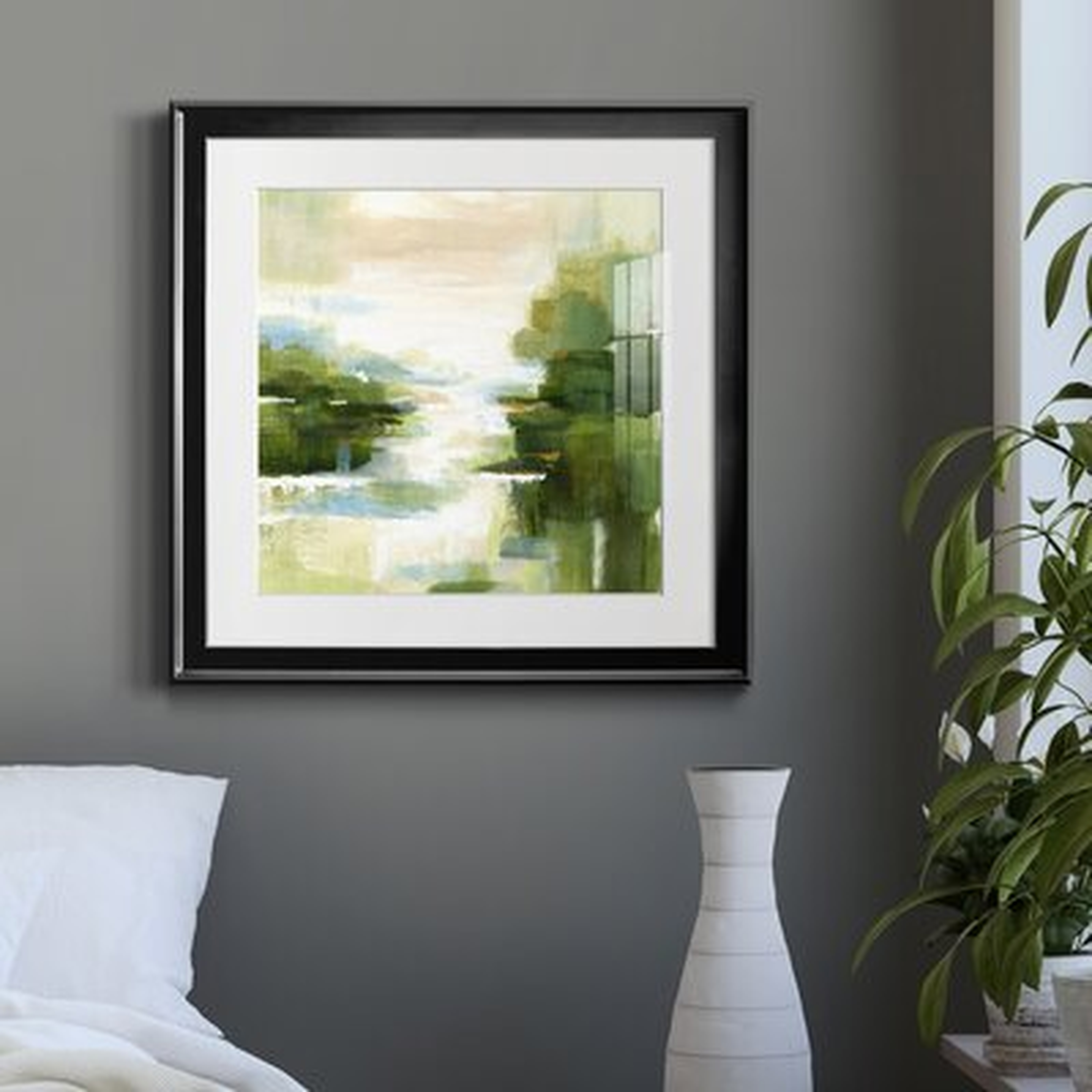 Verte View-Premium Framed Print  - Ready To Hang - Wayfair