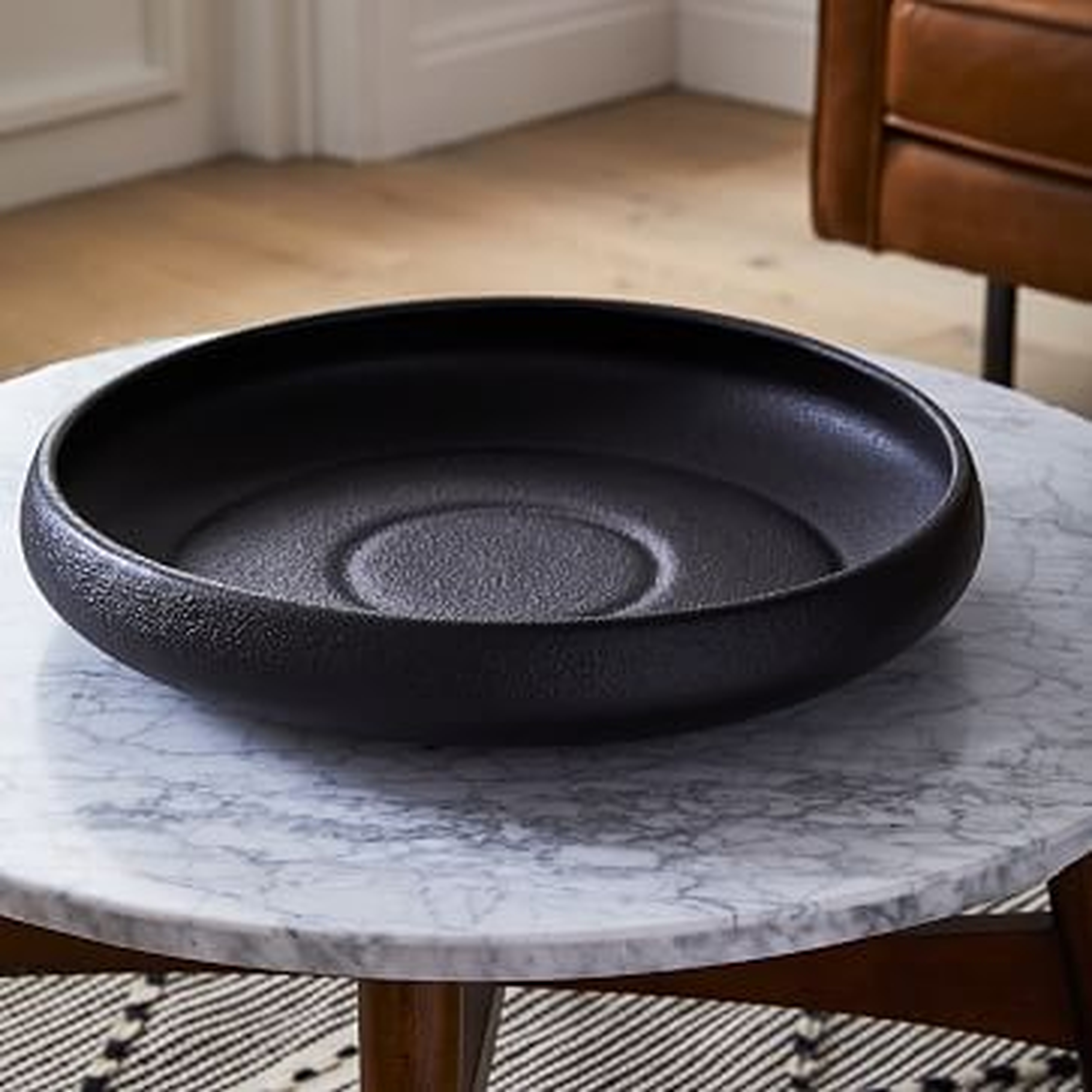 Ceramic Bowl, Black, Large - West Elm