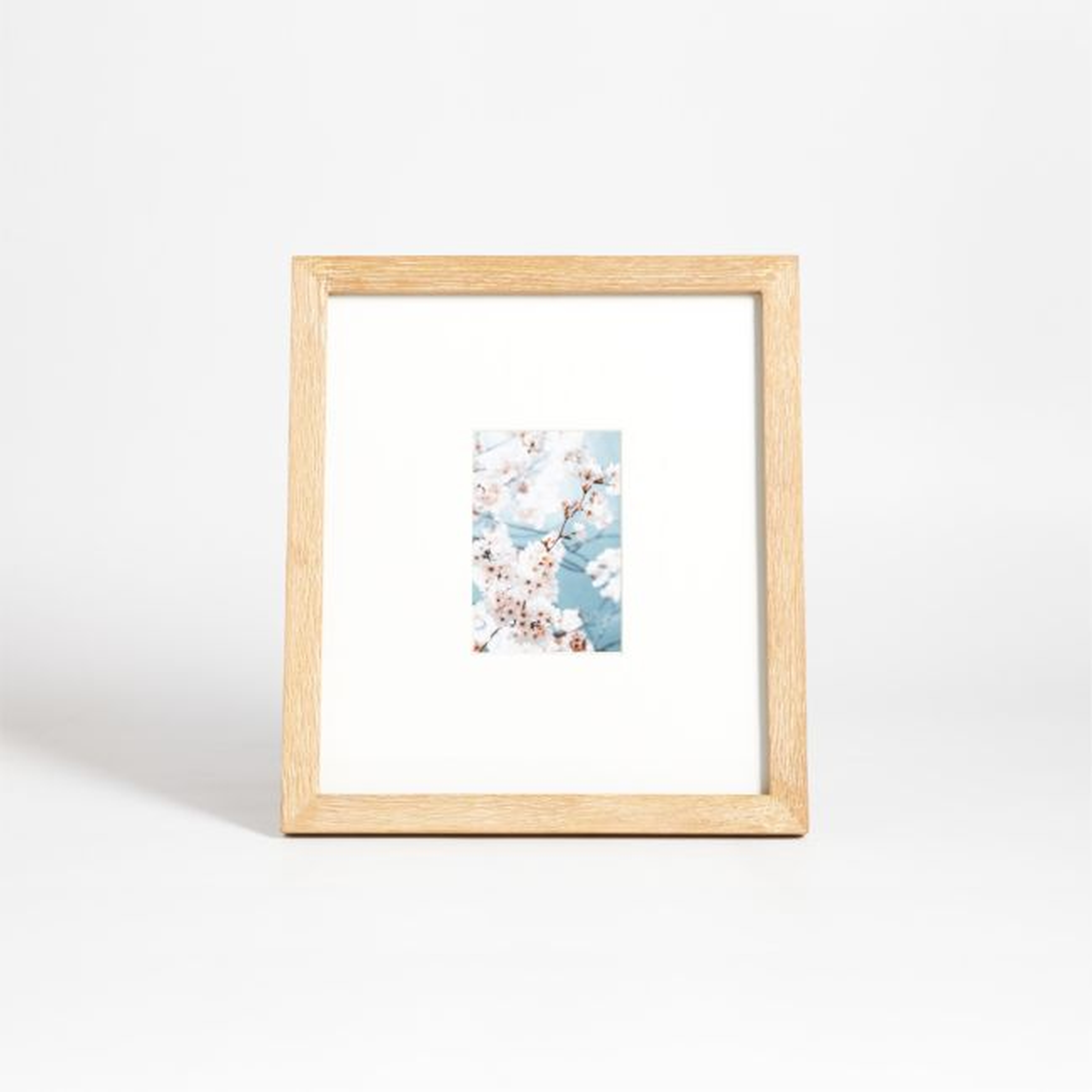 Light Oak Wood 4x6 Picture Frame - Crate and Barrel