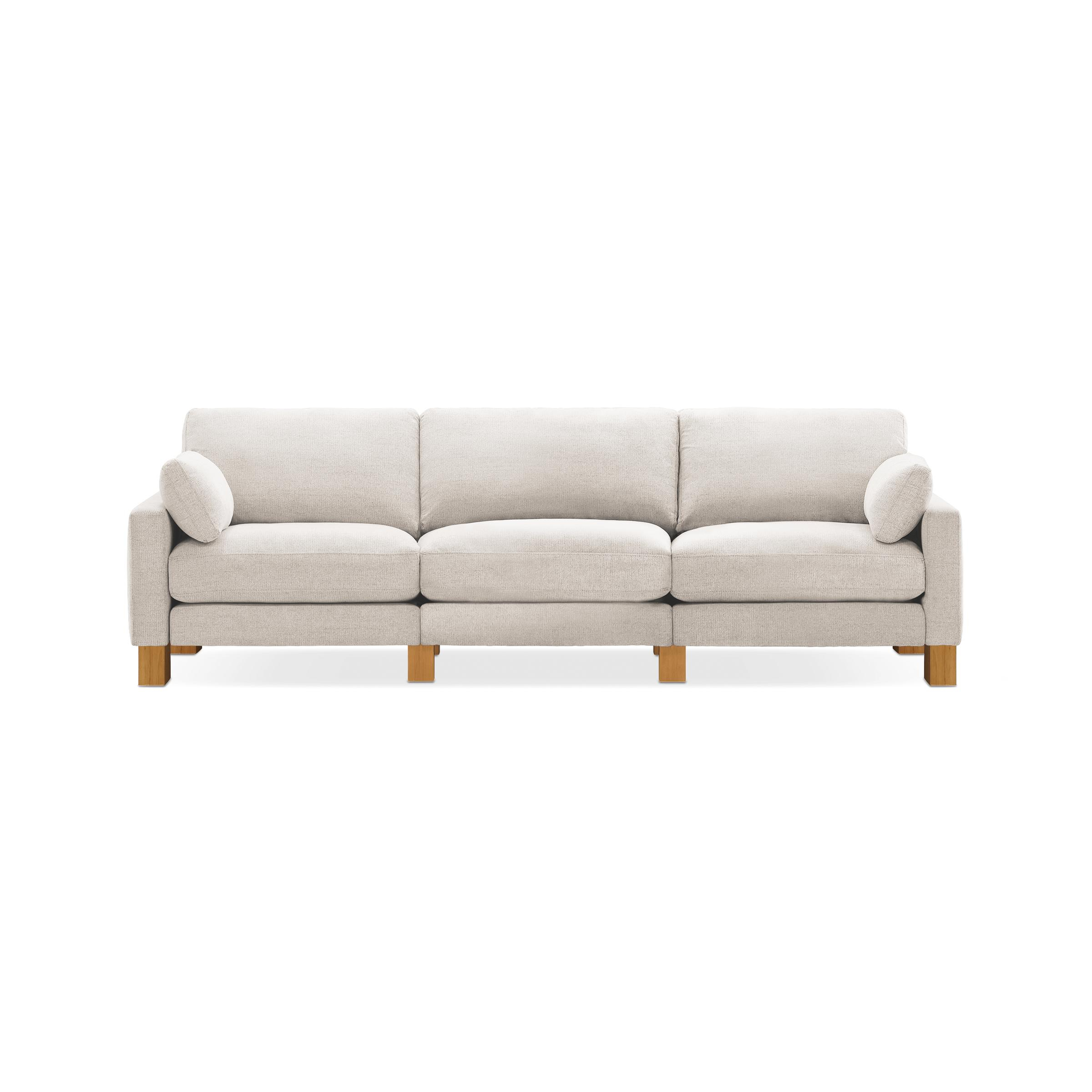 Burrow Union 3-Seat Sofa, Leg Finish: OakLegs - Burrow