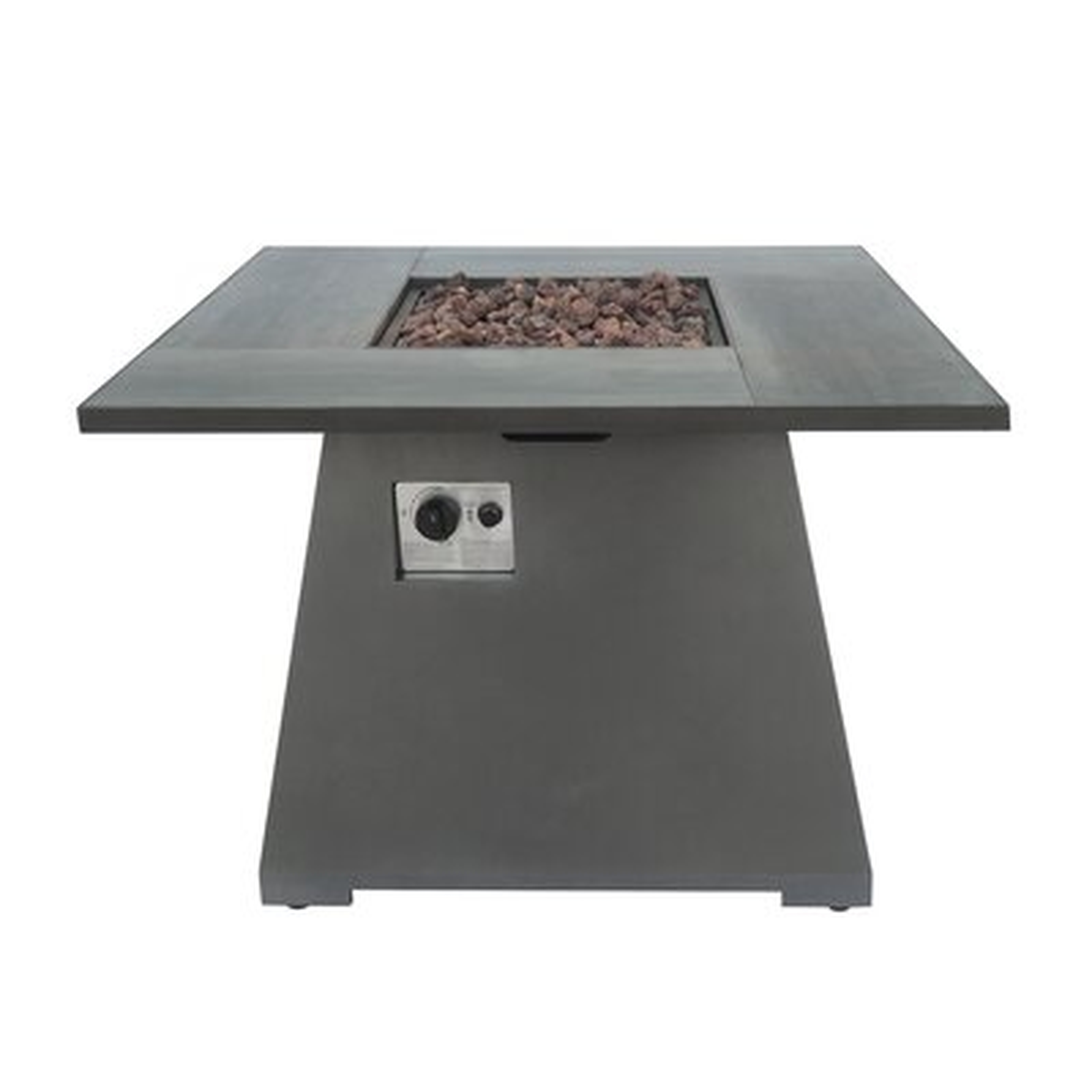 Iona Concrete Propane Fire Pit Table - Wayfair
