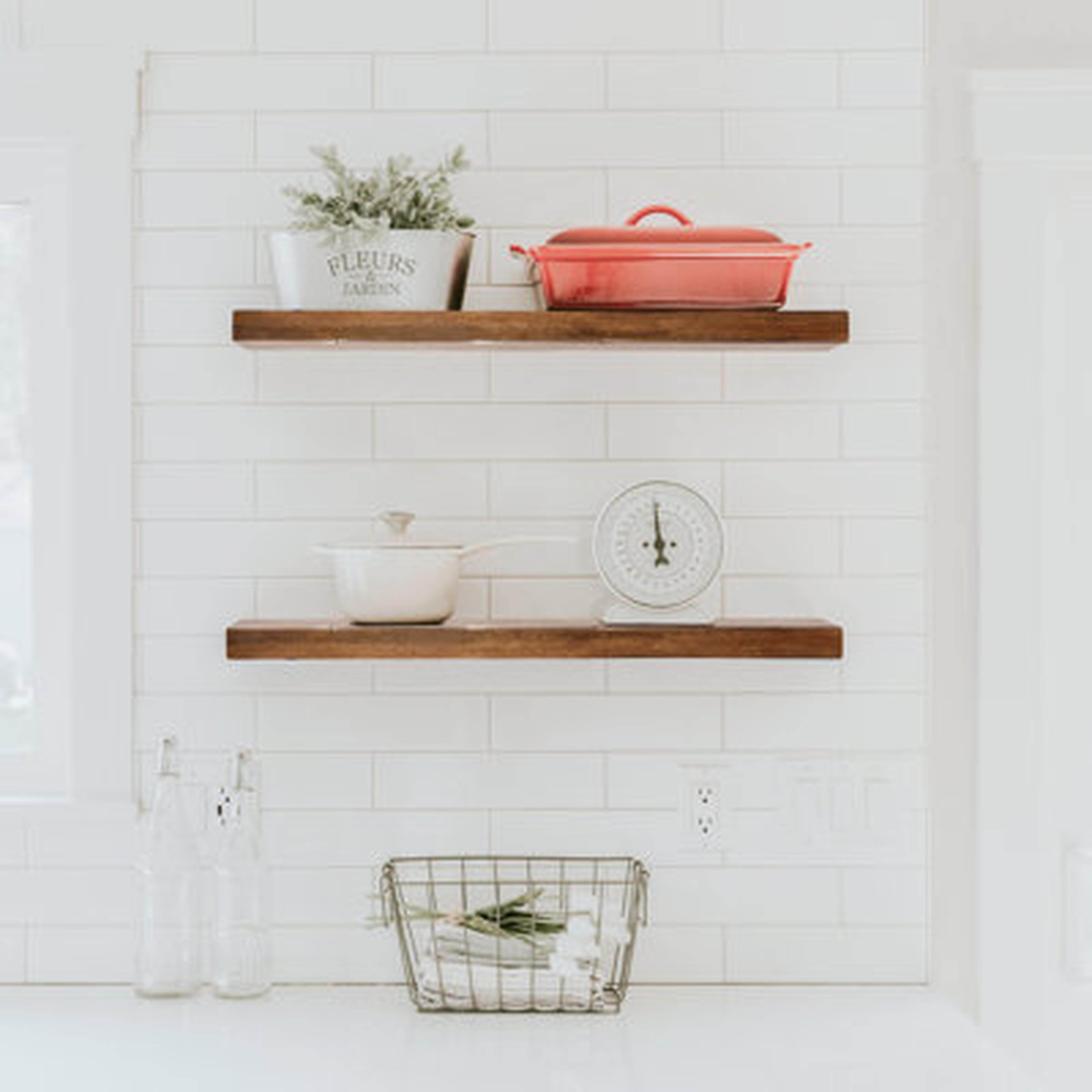 Rustic Floating Shelves (Set Of 2) - Wayfair