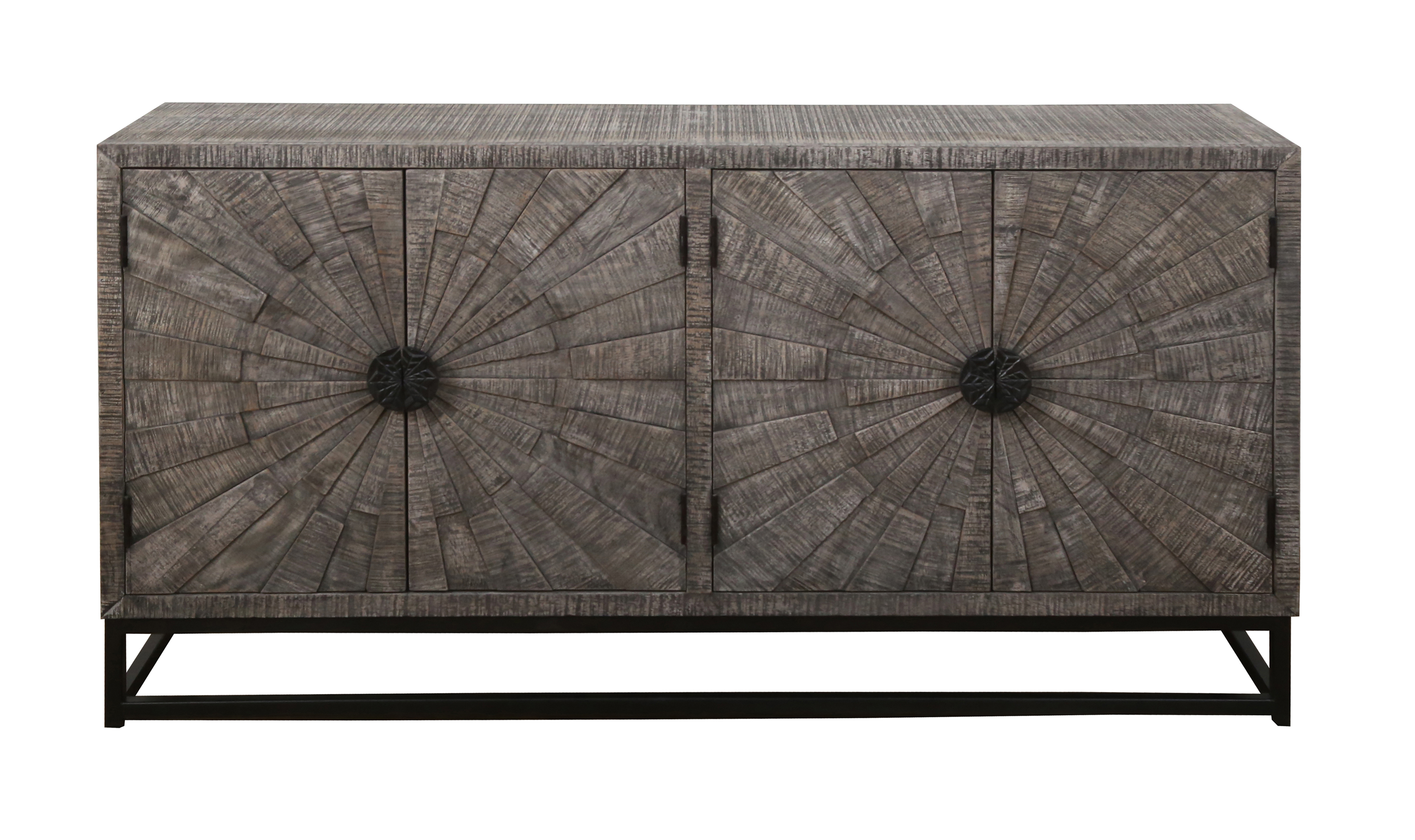 Four Door Sideboard - Spinner Brownish Grey - Sycamore Home